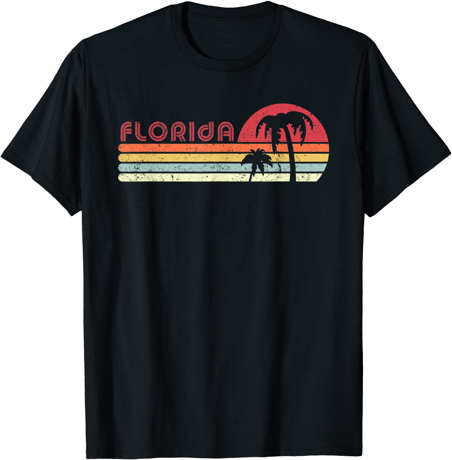 Florida Shirt Retro Style FL USA T-Shirt