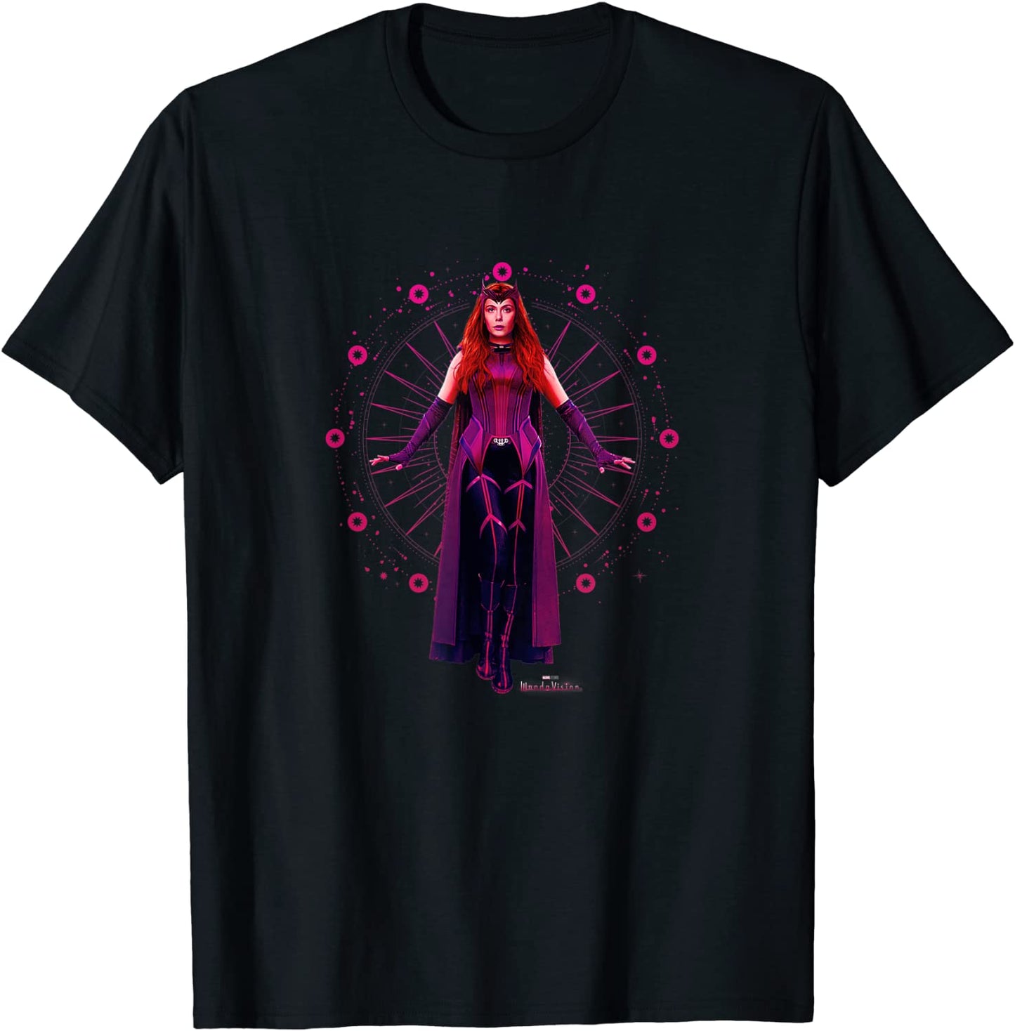 Marvel WandaVision The Scarlet Witch Floating Portrait T-Shirt