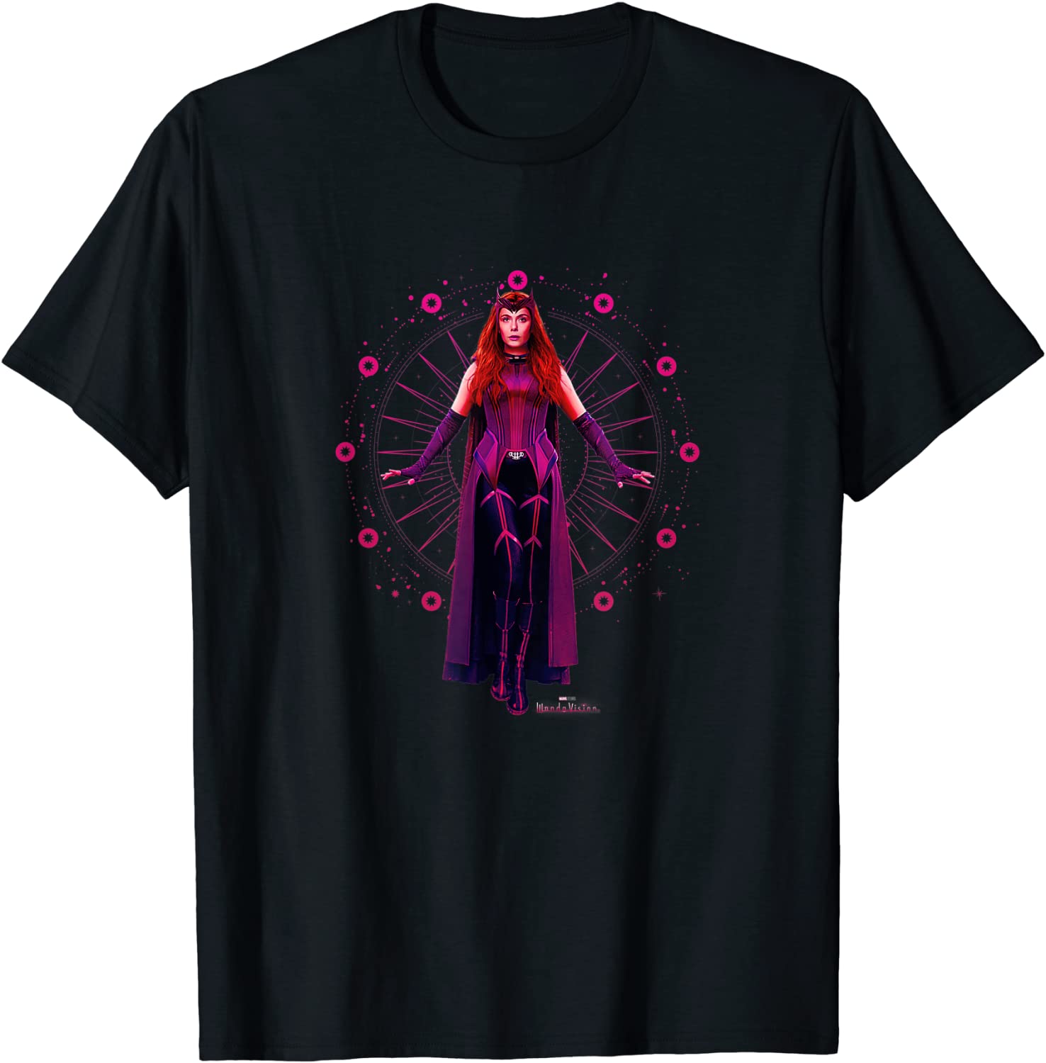 Marvel WandaVision The Scarlet Witch Floating Portrait T-Shirt
