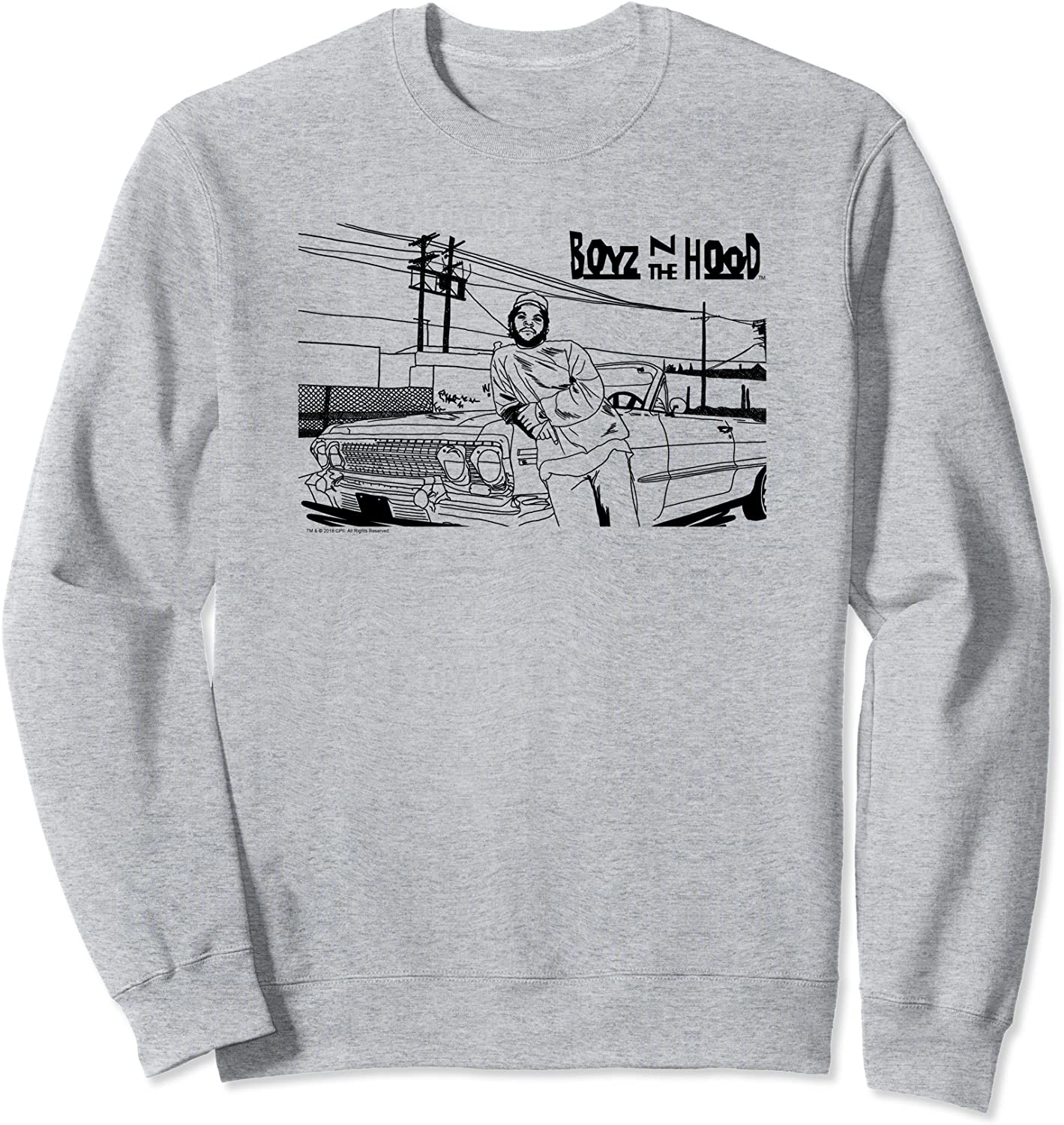 Boyz n the Hood Sketchy 1C With Logo Sweatshirt