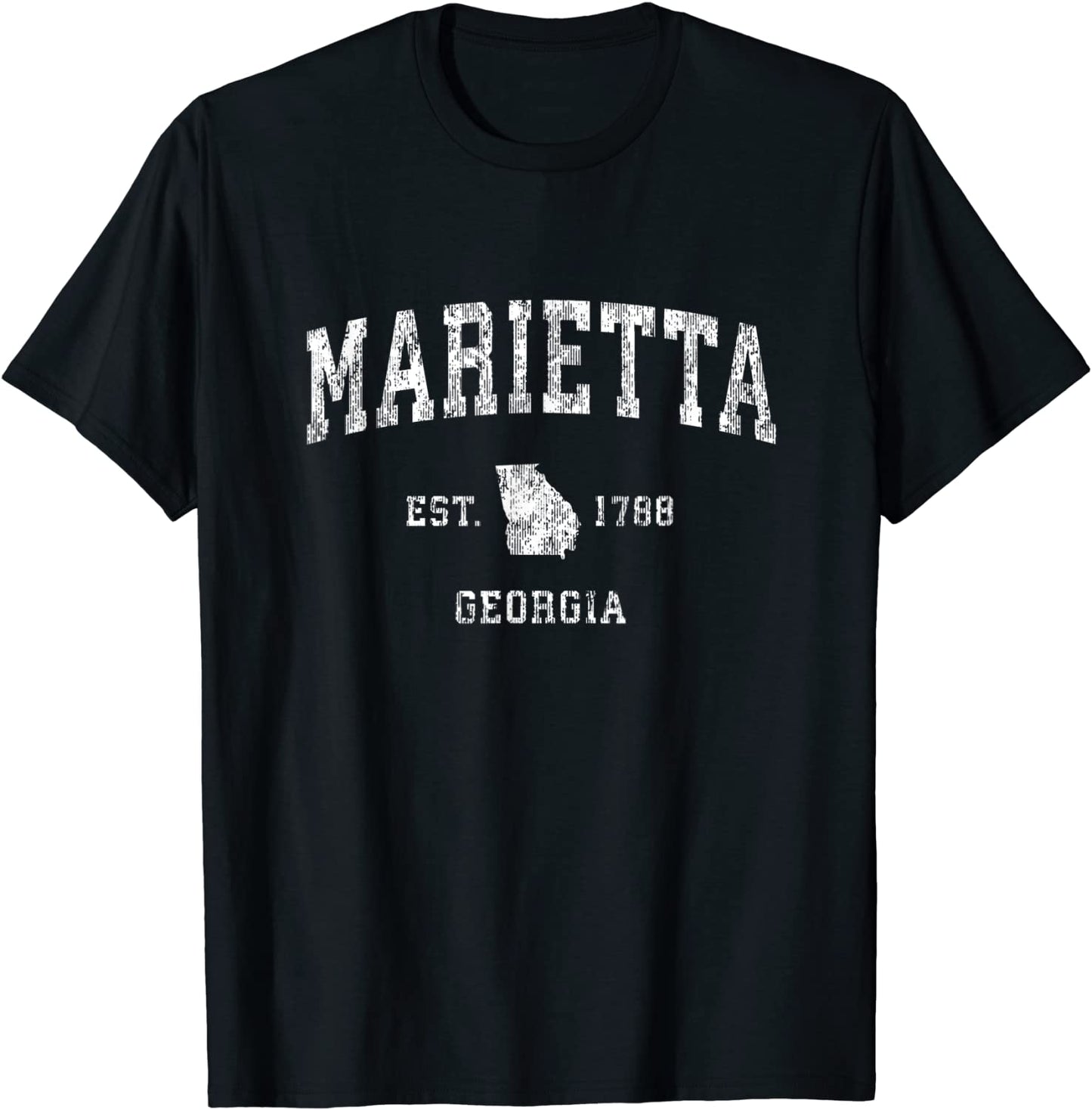 Marietta Georgia GA Vintage Athletic Sports Design T-Shirt