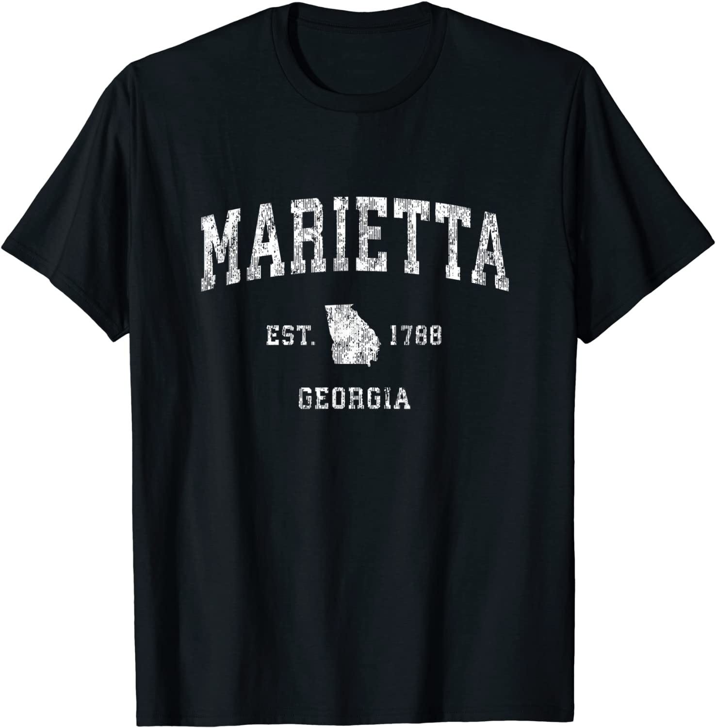 Marietta Georgia GA Vintage Athletic Sports Design T-Shirt