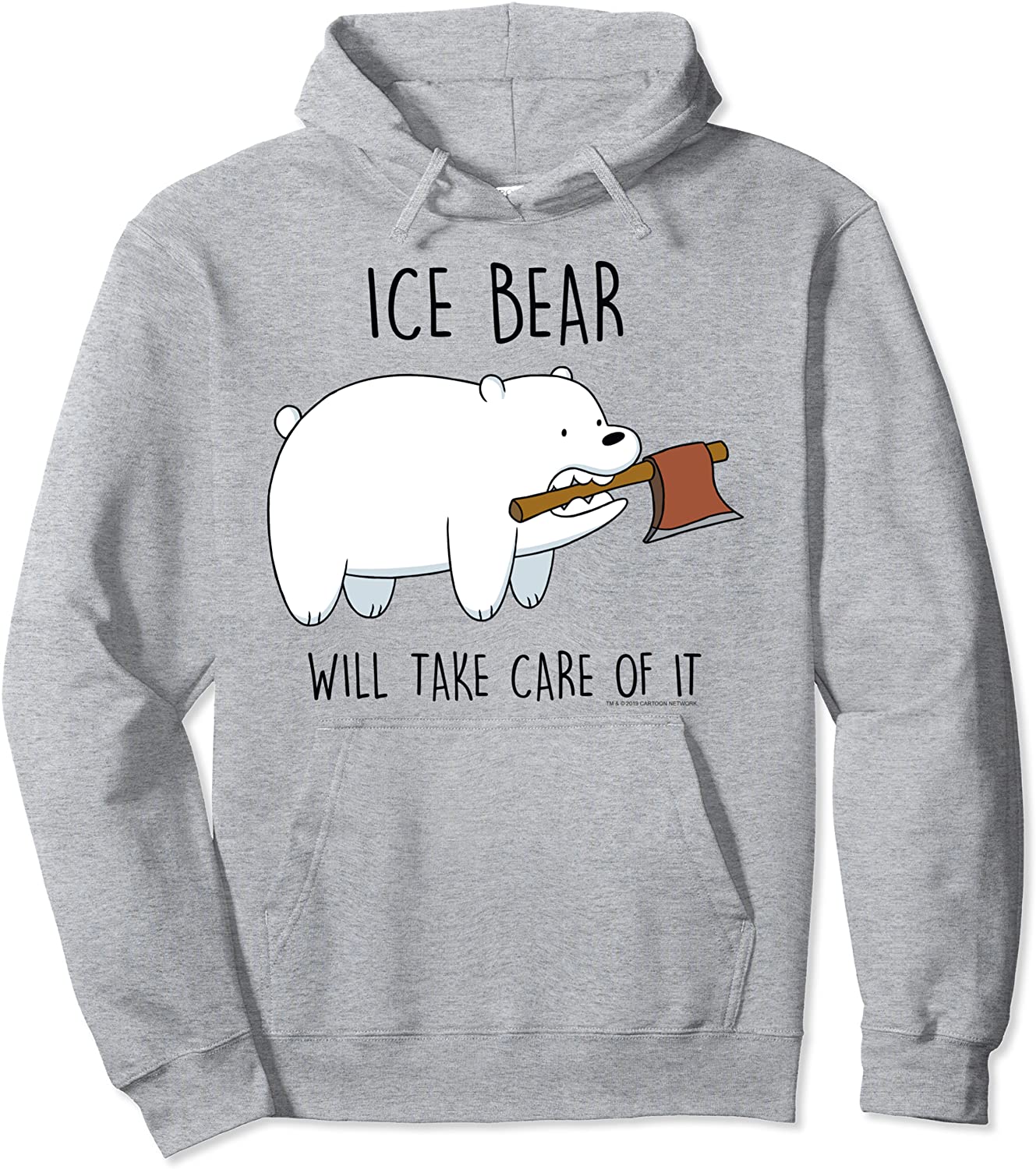 CN We Bare Bears Ice Bear Will Take Care Of It Pullover Hoodie