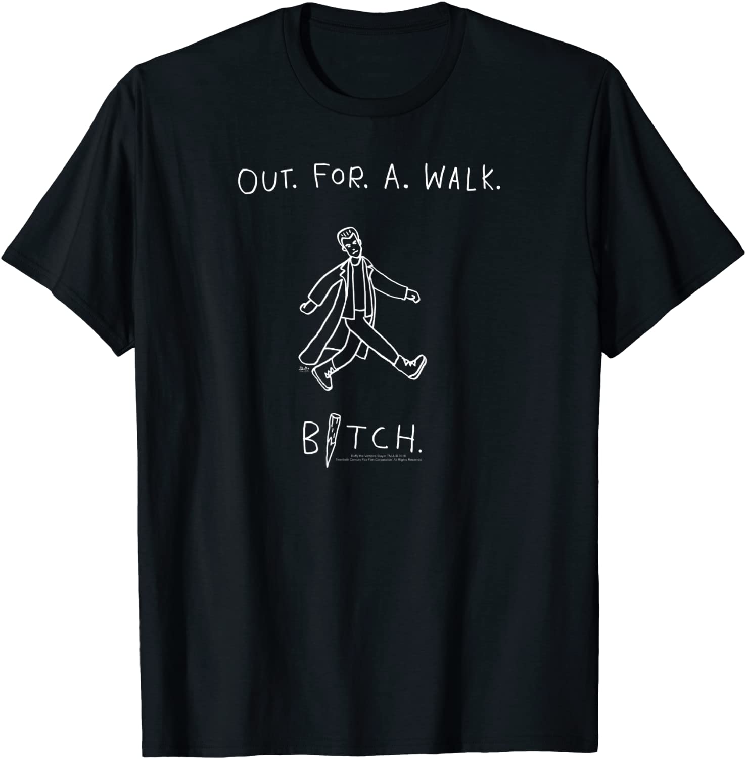 Buffy the Vampire Slayer Out For A Walk T-Shirt