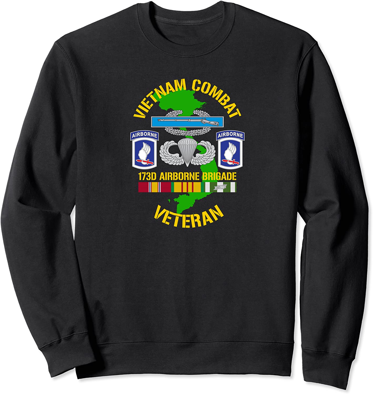 173rd Airborne Brigade - Vietnam Combat Veteran Sweatshirt