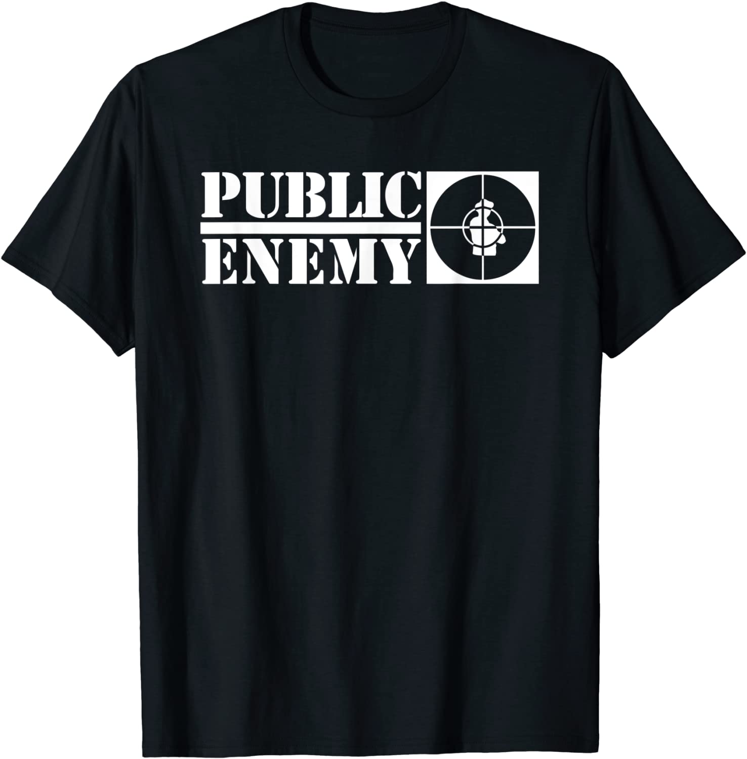 Public Enemy Long Logo T-Shirt