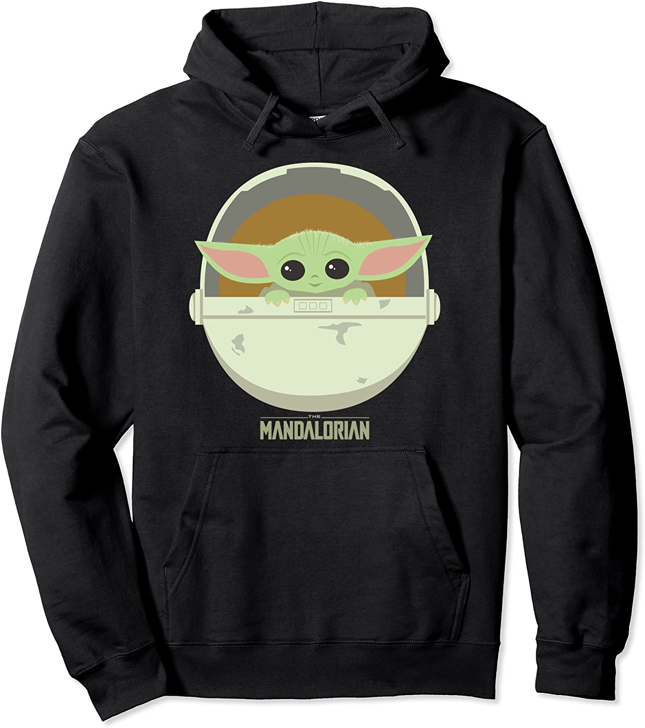 Star Wars The Mandalorian The Child Bassinet Portrait Pullover Hoodie