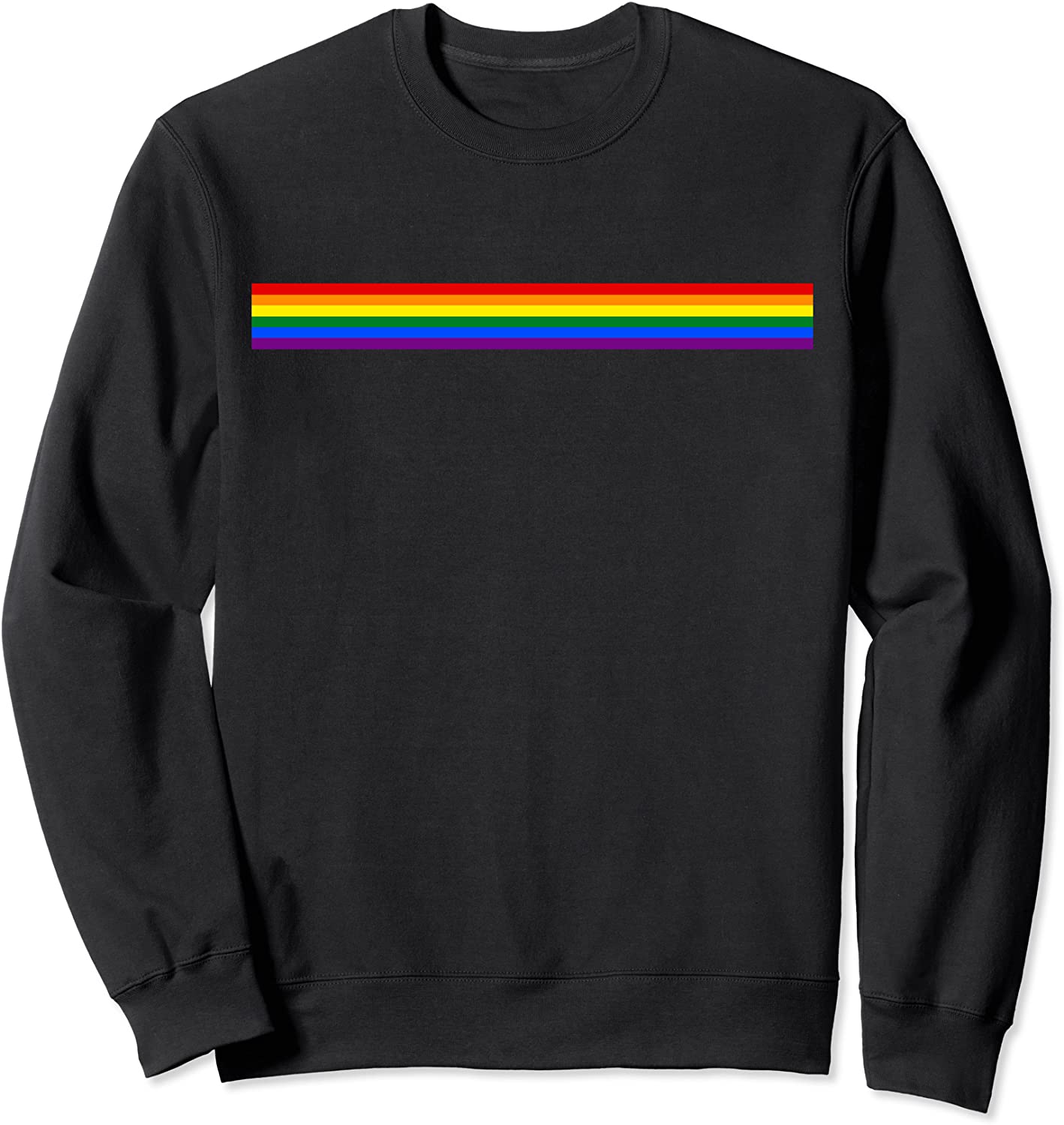 Gay Pride Flag Lgbt Rainbow Stripe LGBT Pride Sweatshirt
