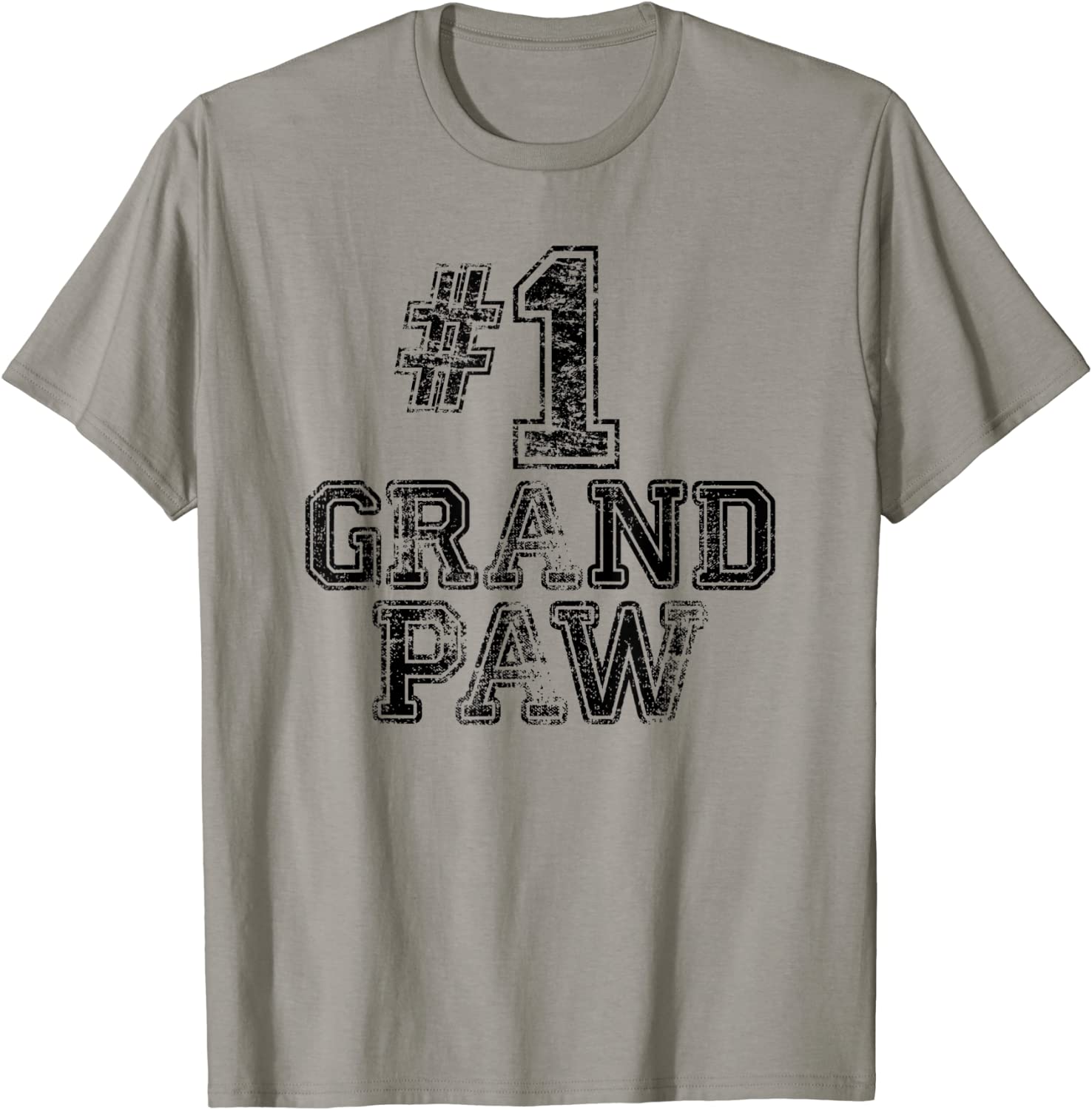1 GrandPaw - Number One Sports Fathers Day Gift T-Shirt