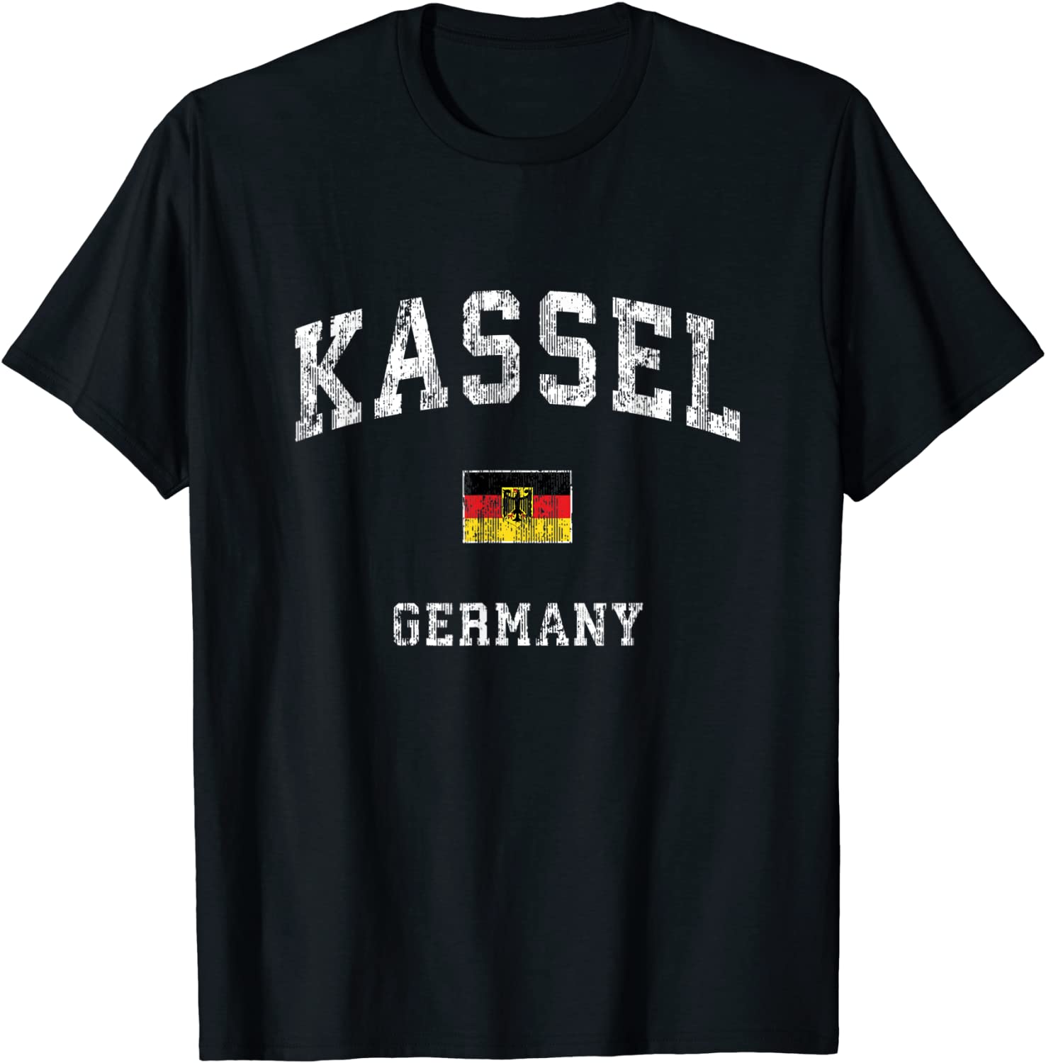 Kassel Germany Vintage Athletic Sports Design T-Shirt