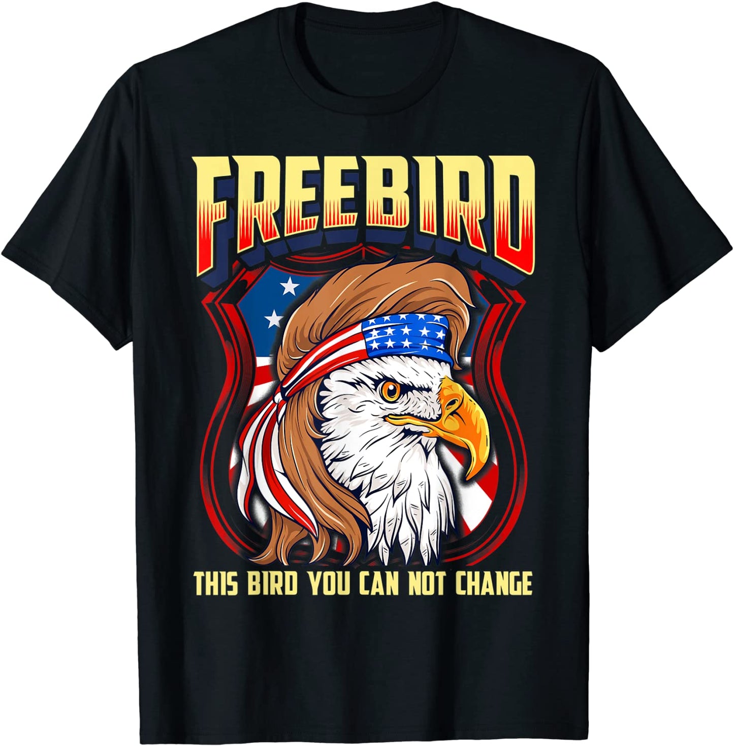 LyricLyfe - FREE BIRD USA Eagle T-Shirt