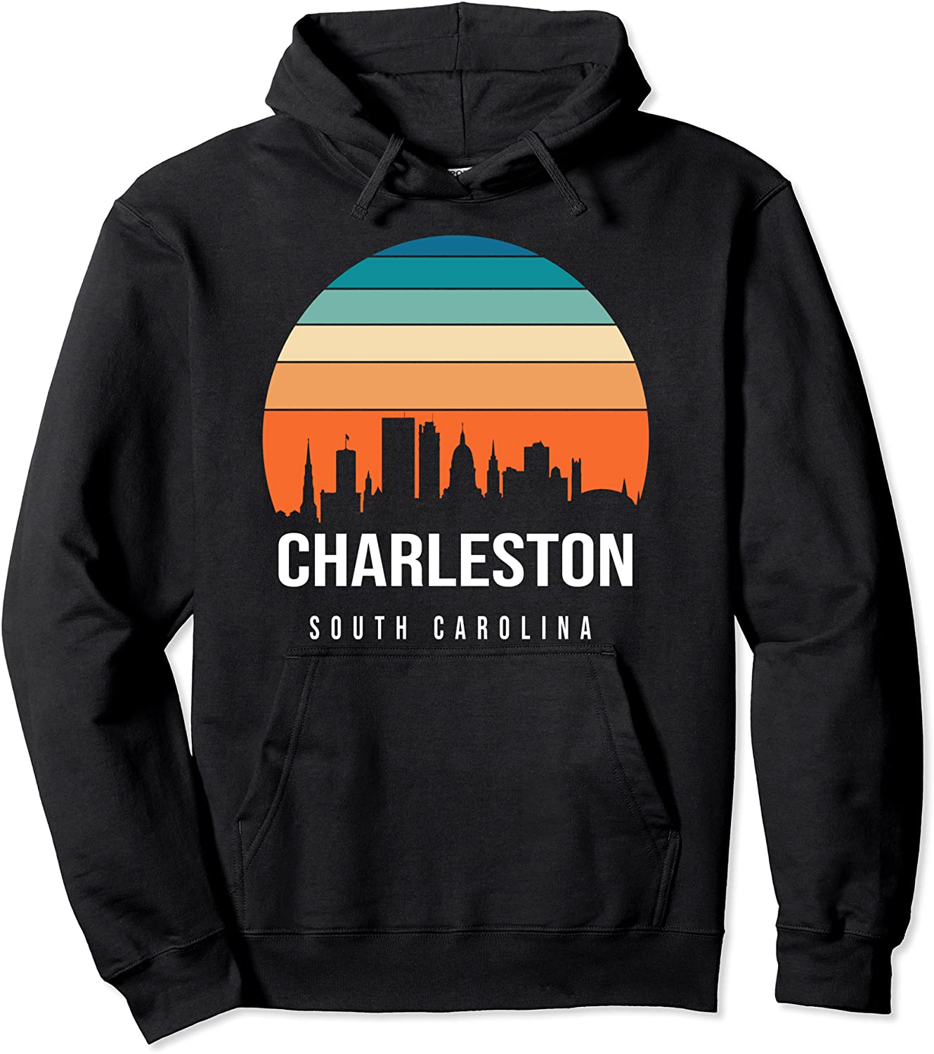 Charleston SC College Teacher South Carolina Retro Vintage Pullover Hoodie