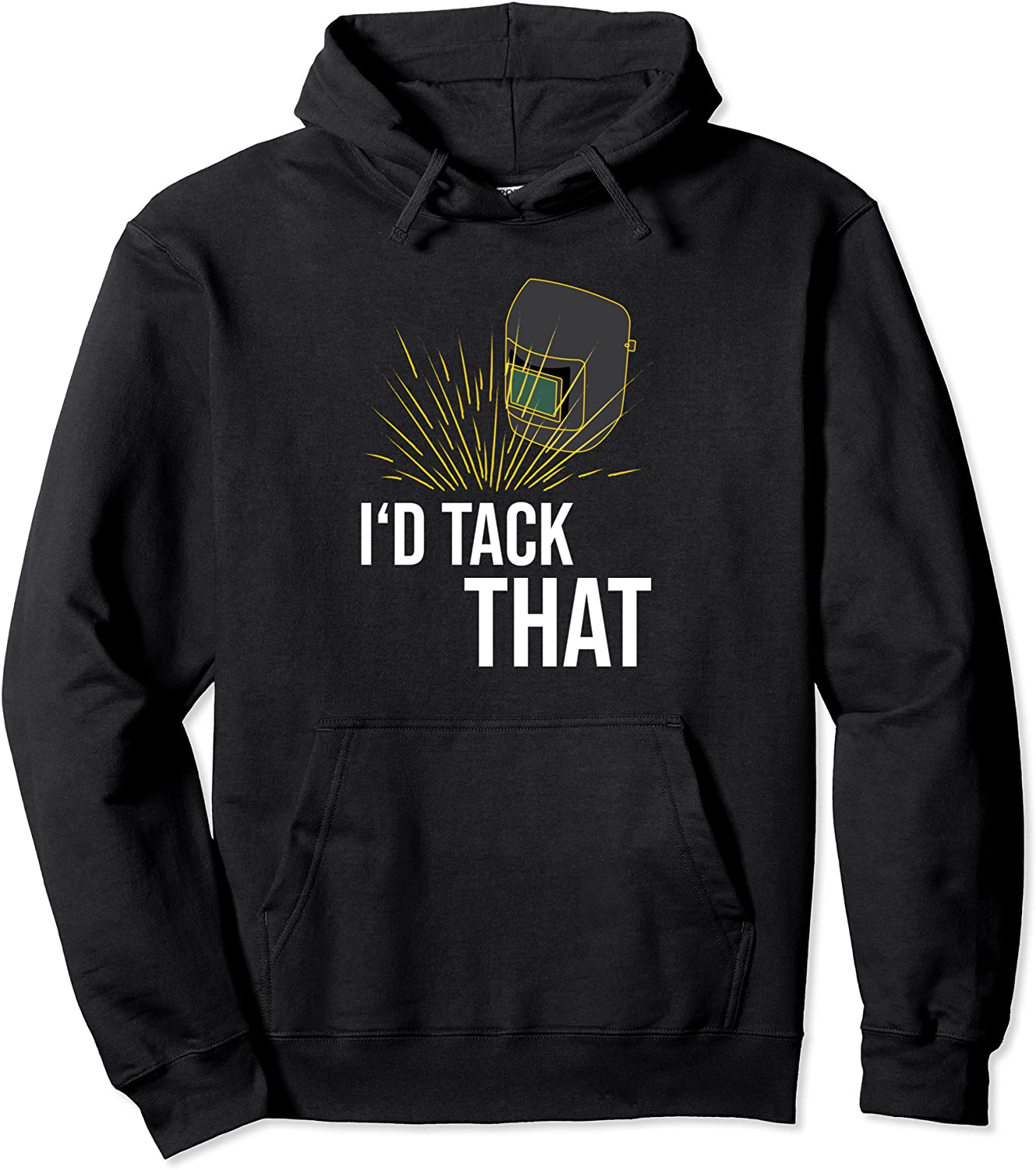 Funny Welder Welding Id Tack That MIG Retro Design Pullover Hoodie