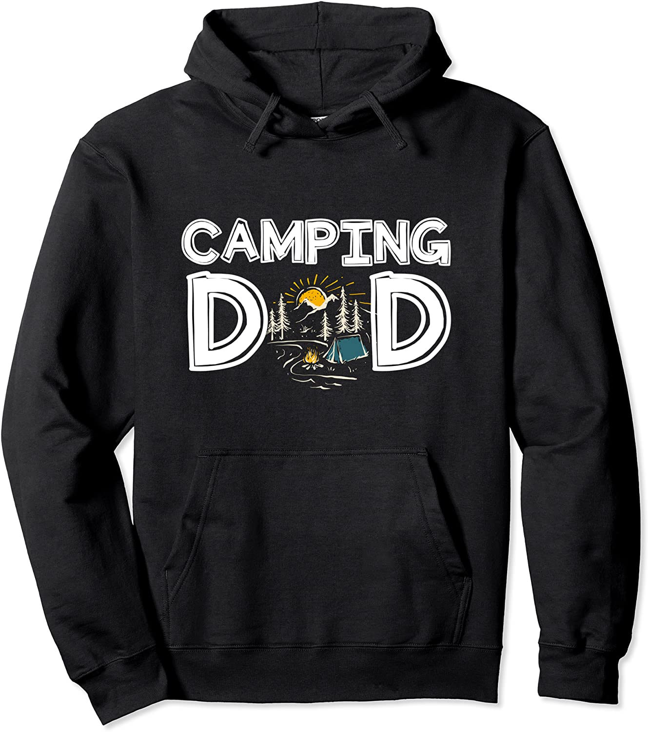 Camping Dad Camper Fathers Day Gift Camping Pullover Hoodie