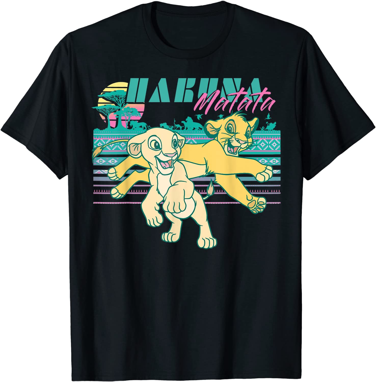 Disney Lion King Retro Simba Nala 90s Hakuna Matata T-Shirt