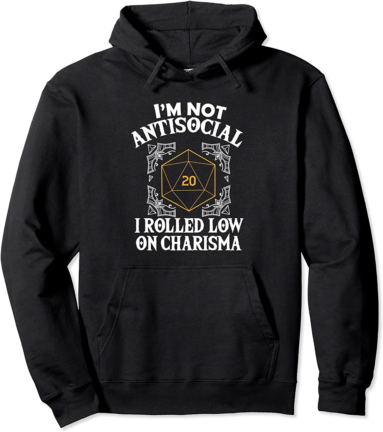 Im Not Antisocial Tabletop Gaming Gift Pullover Hoodie