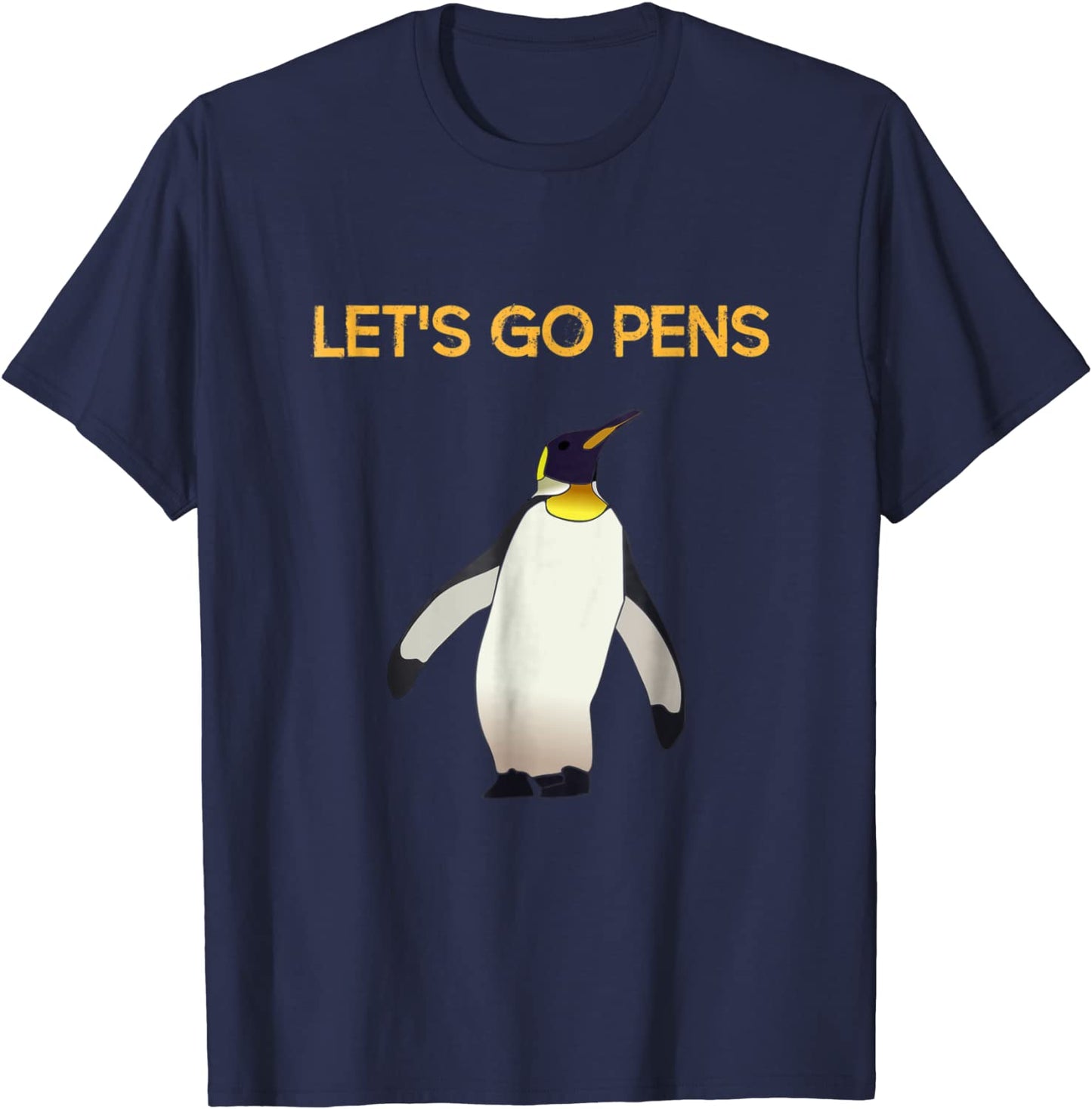 Sports Tees Lets Go Pens Funny Hockey Penguins Gift T-Shirt