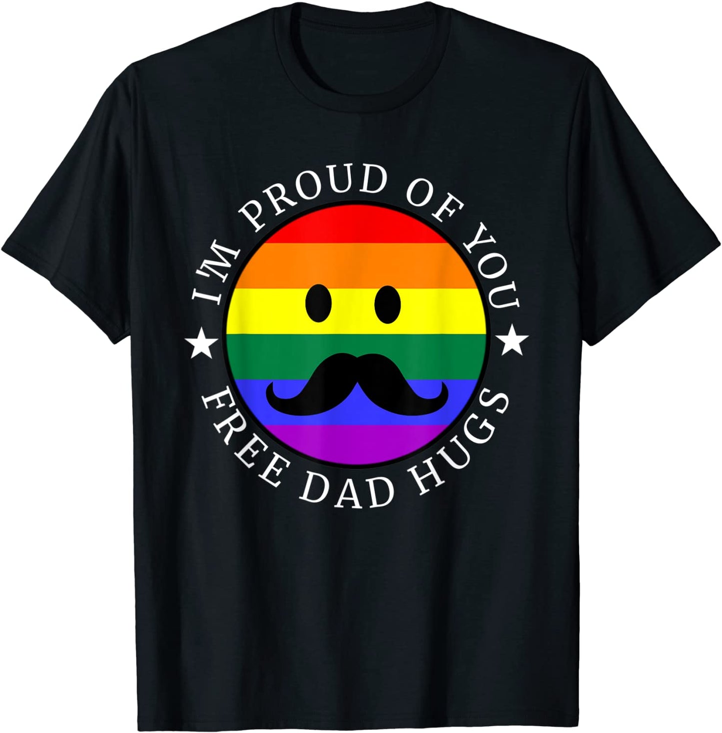Free Dad Hugs LGBT Gay Pride T-Shirt
