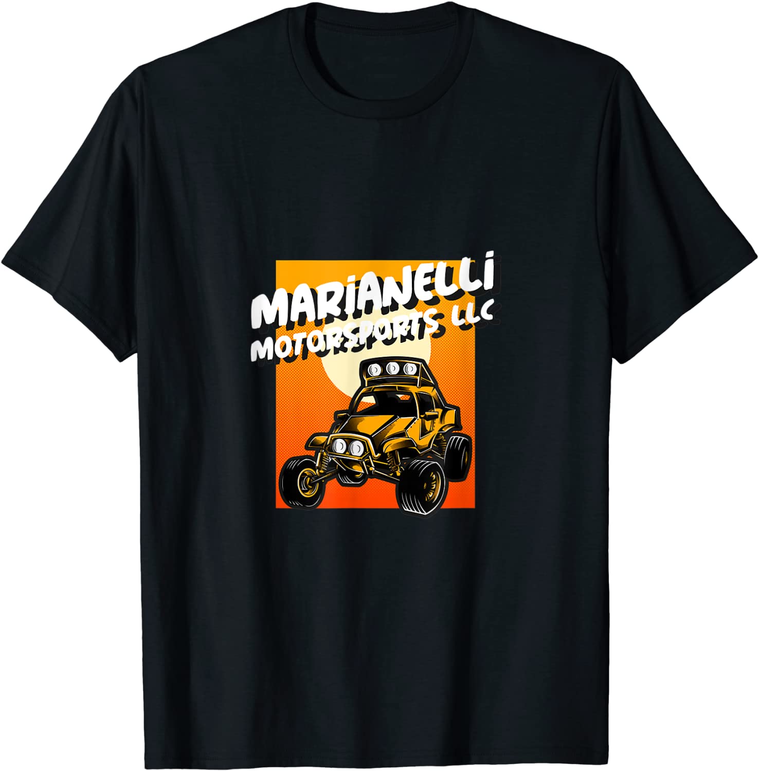 Marianelli Motorsports orange beach racer T-Shirt