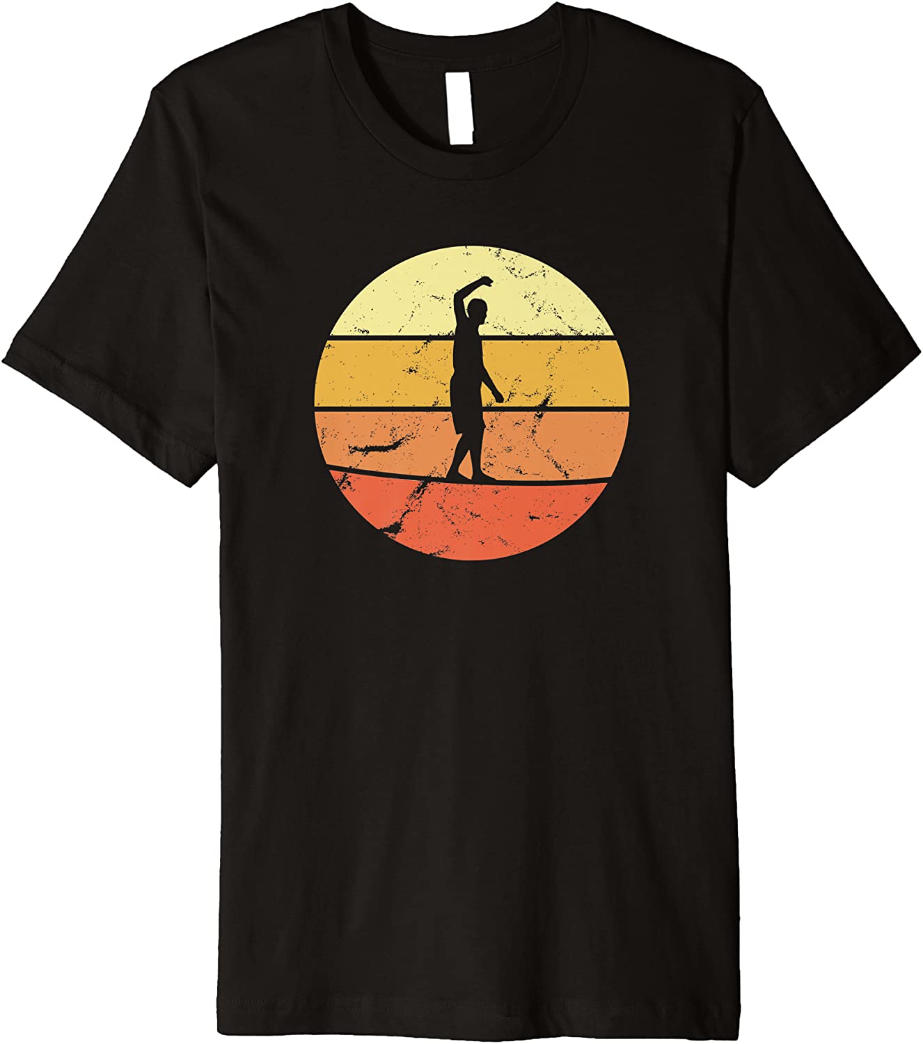 Slackline Vintage Slacklining Outdoor Sport Premium T-Shirt