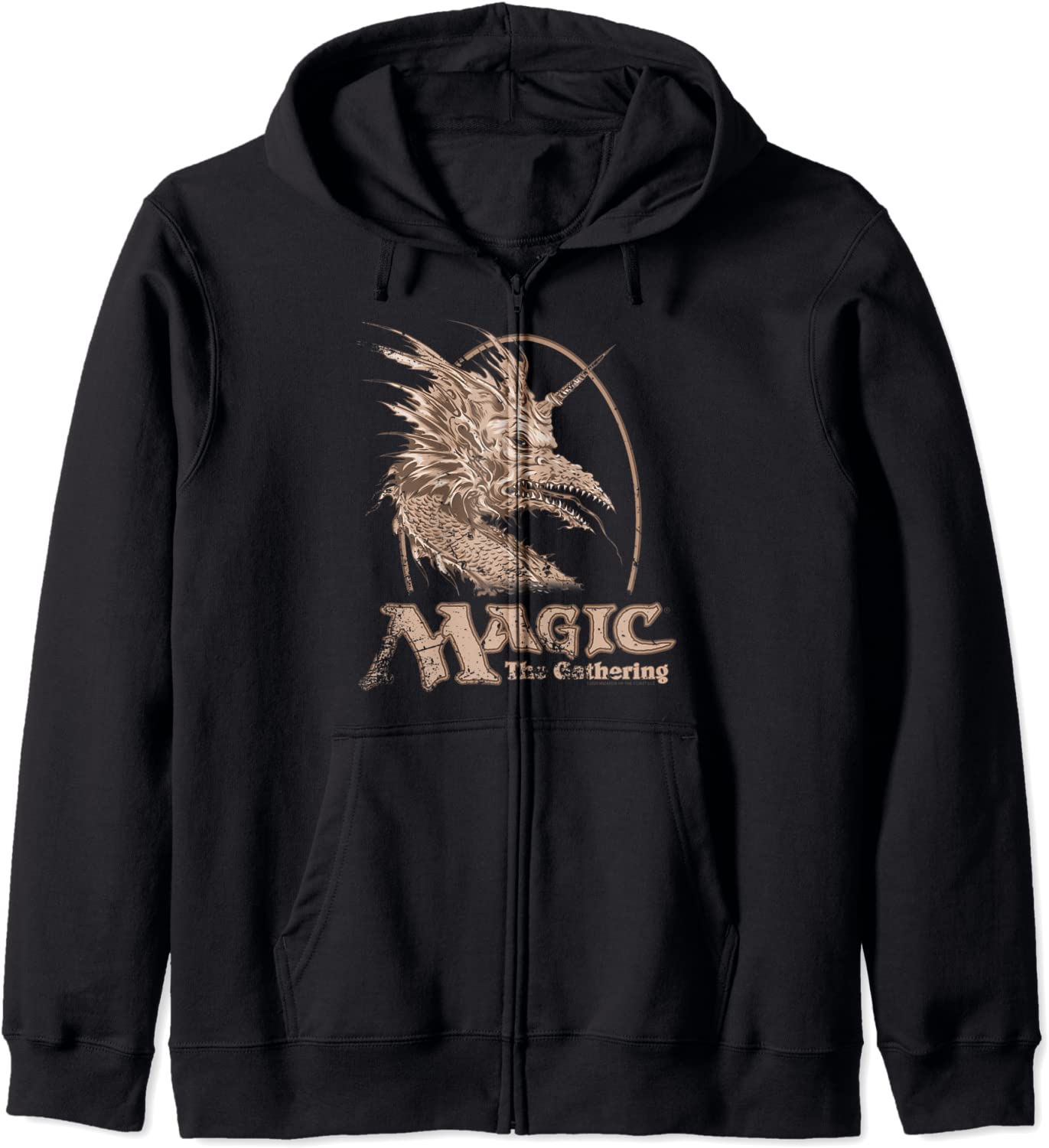 Magic The Gathering Retro Dragon Logo Hoodie