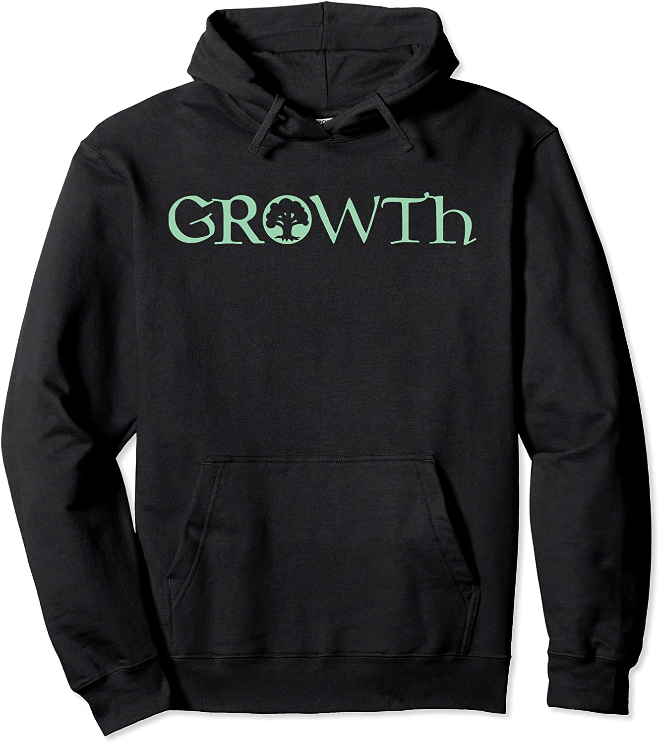GROWTH Green Magic Mana Symbol Hoodie Pullover