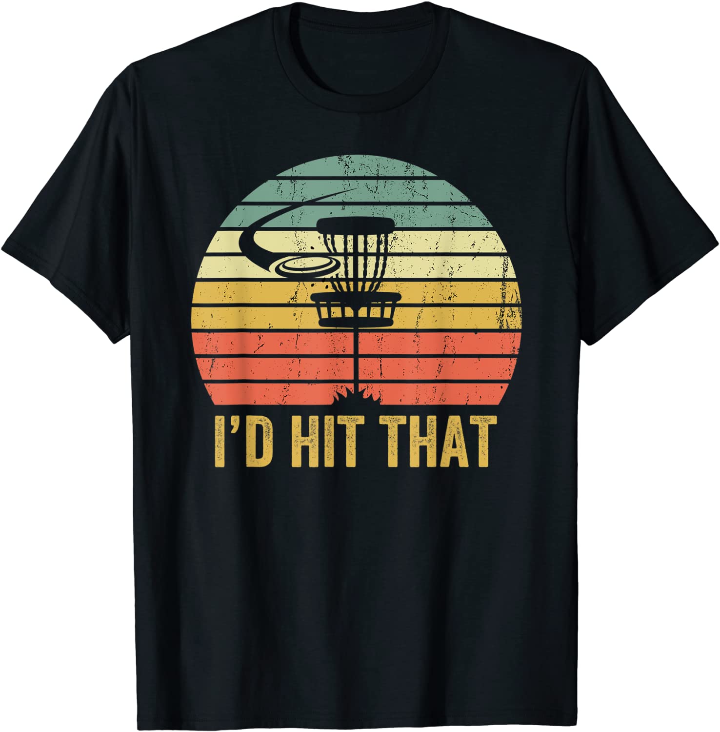 Vintage Disc Golf Funny Retro Frisbee Golf Disc Sport T-Shirt