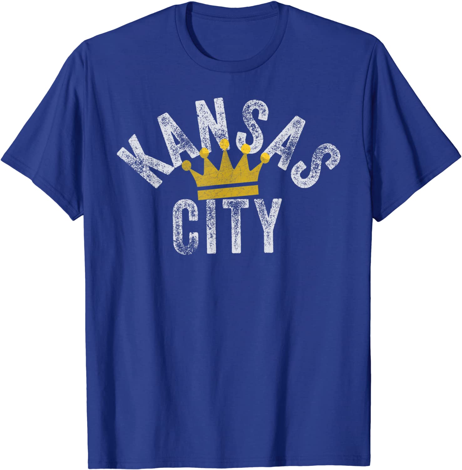 Kansas City Kc Crown Town Local Modern Style KC Cool Blue T-Shirt