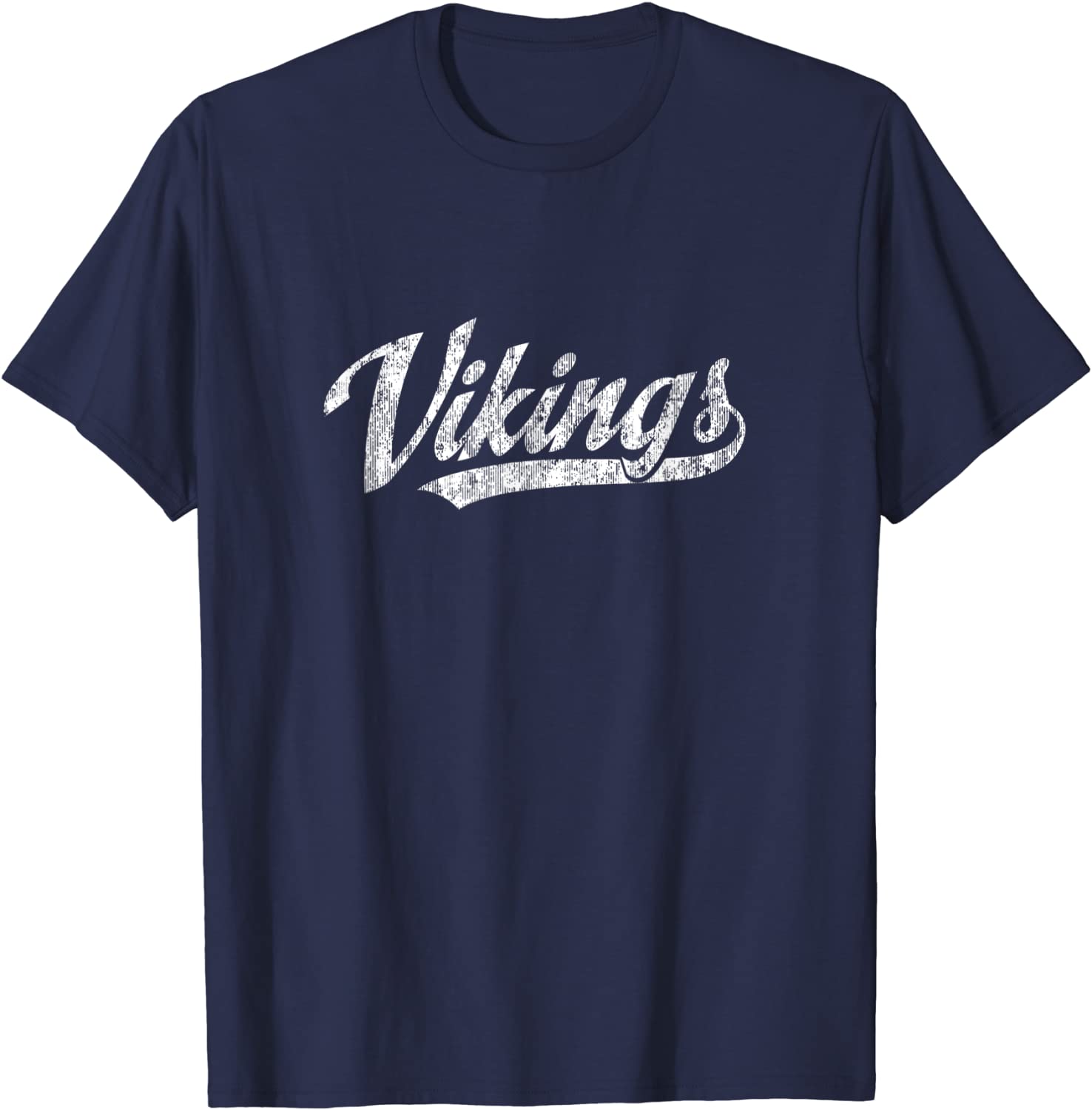 Vikings Mascot T Shirt Vintage Sports Name Tee Design