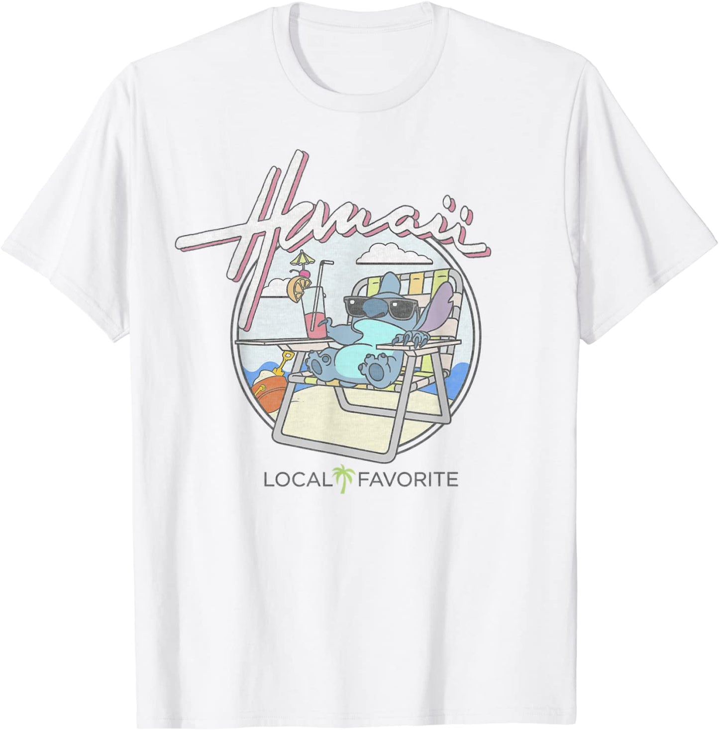 Disney Lilo Stitch Hawaii Local Favorite T-Shirt