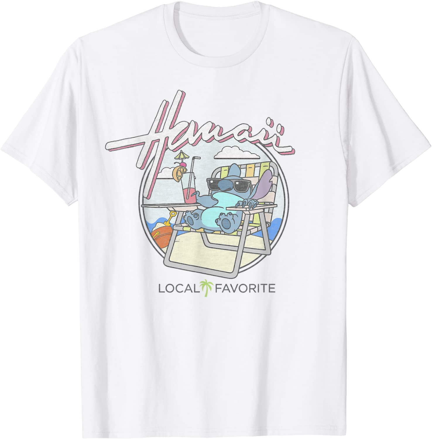 Disney Lilo Stitch Hawaii Local Favorite T-Shirt