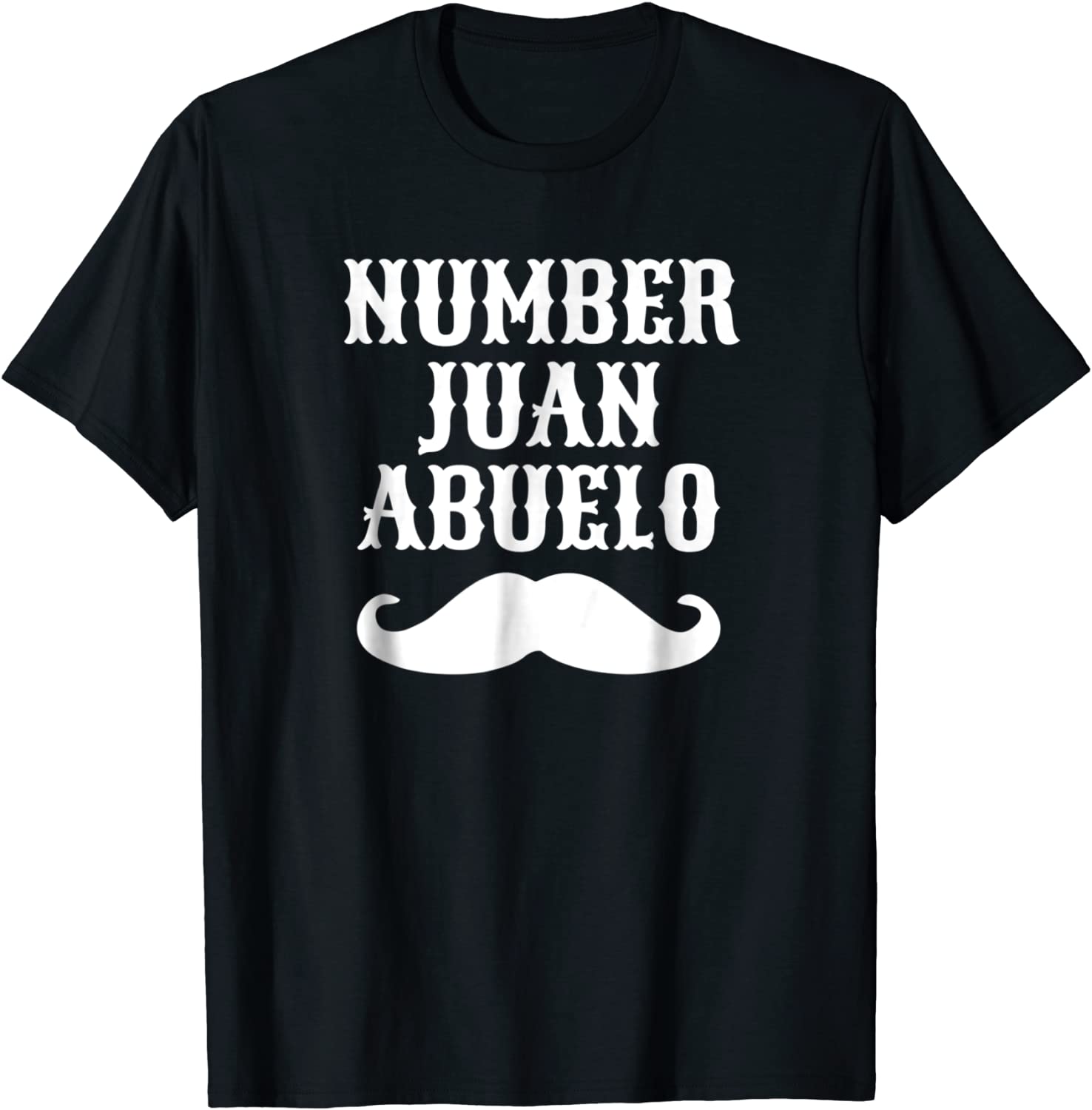 Number Juan Abuelo Spanish T-Shirt Mexican Best Dad Gifts