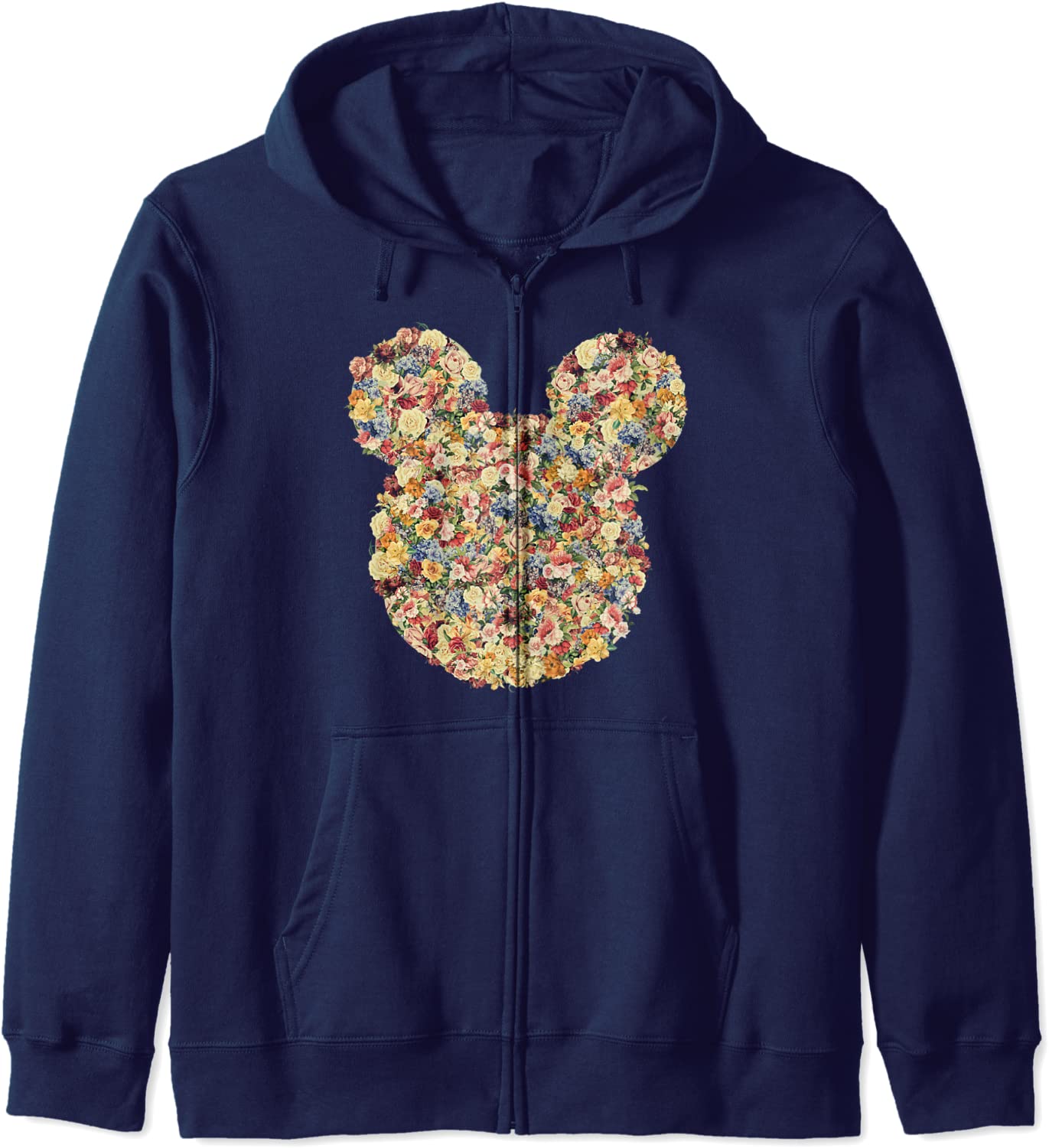 Disney Mickey And Friends Mickey Mouse Floral Fill Hoodie