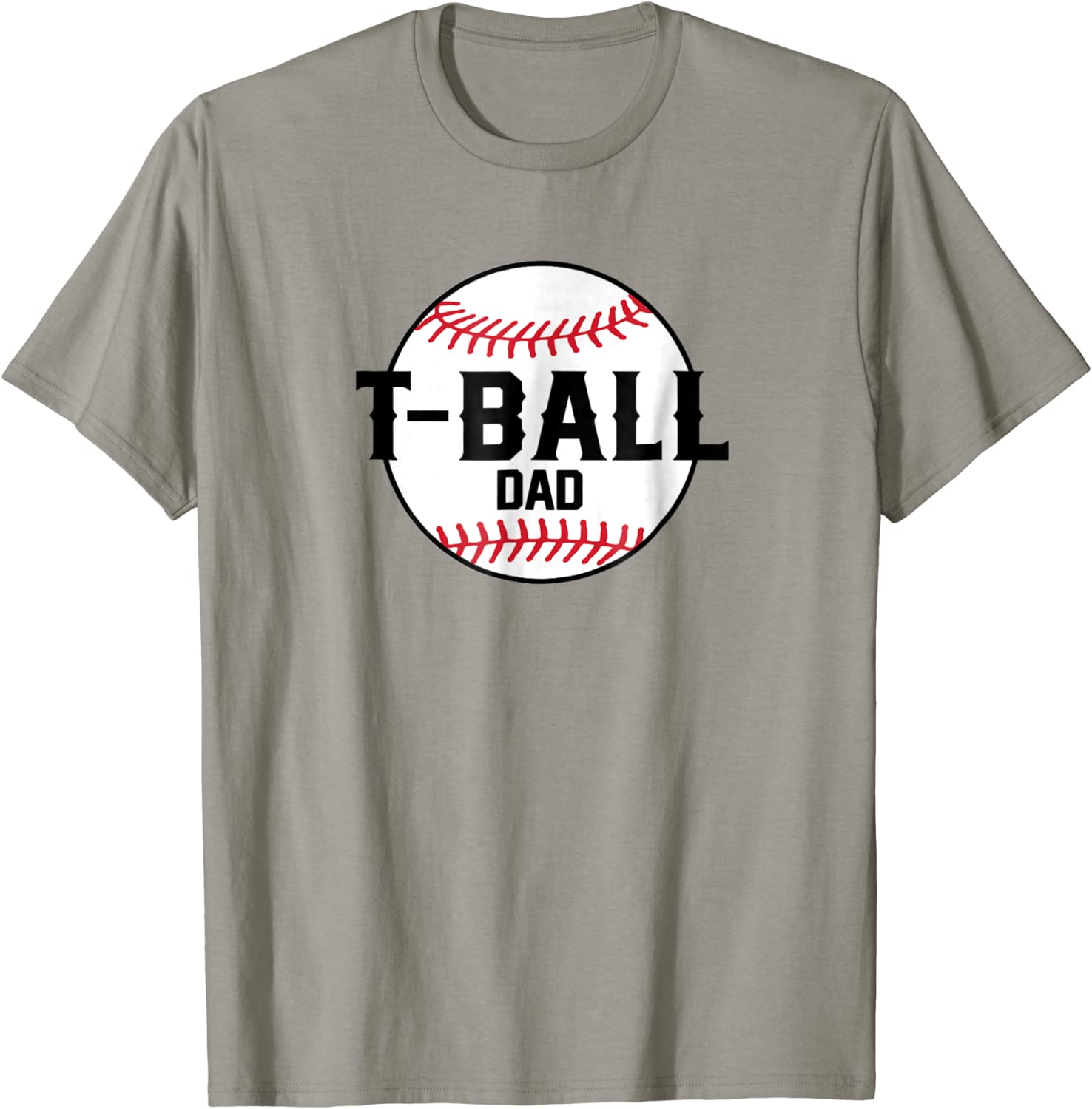 T-Ball Dad Tee Shirt for Men Baseball Father sports fan hero