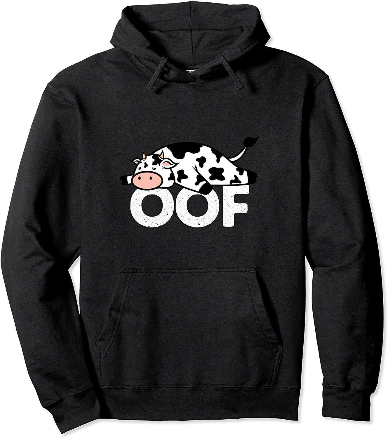 Oof Hoodies for Men Women - Cow Sweatshirt Gamer Gifts Pullover Hoodie