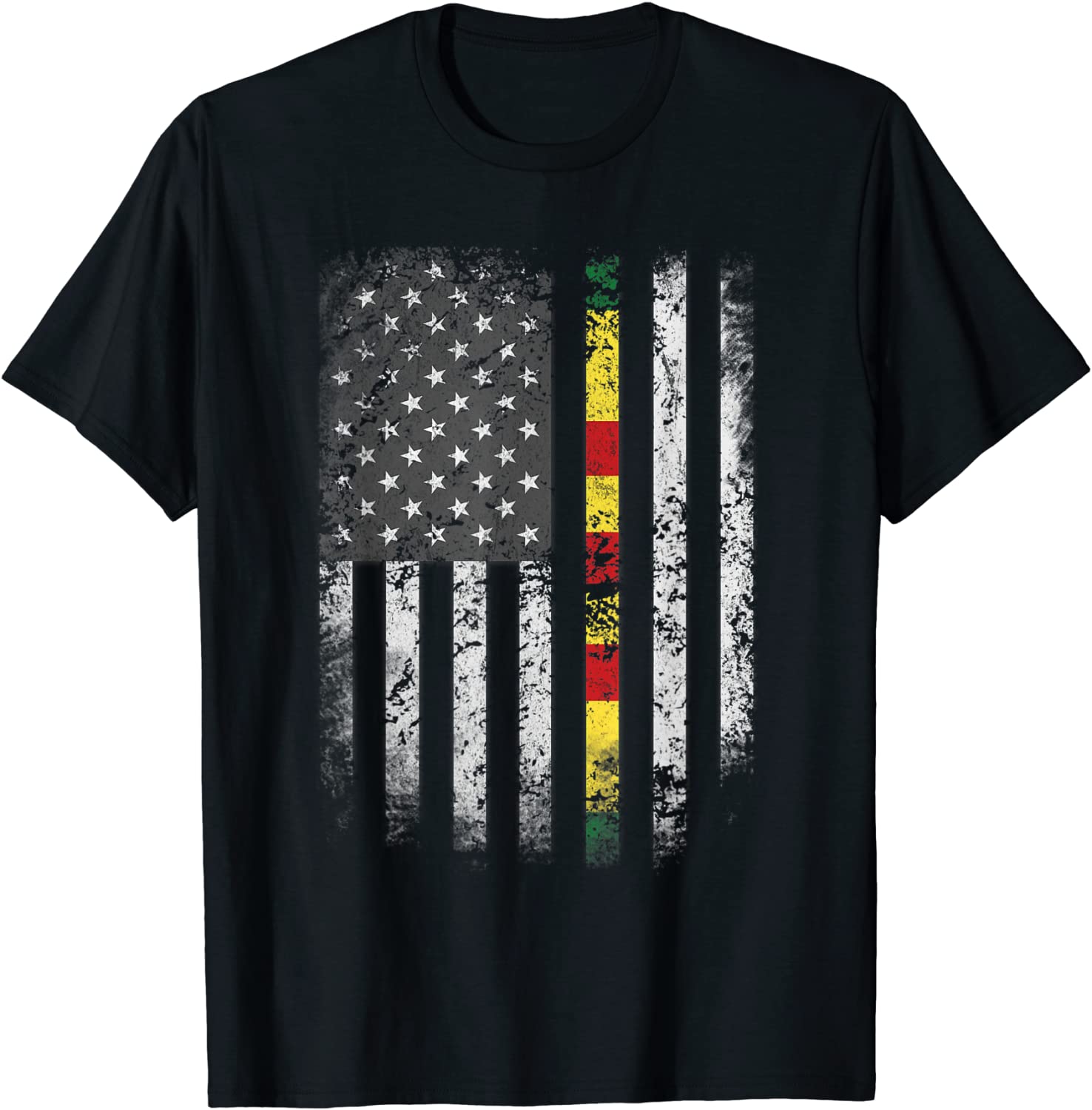 Proud Vietnam Veteran Shirt US Flag Ribbon Father Gift Tee