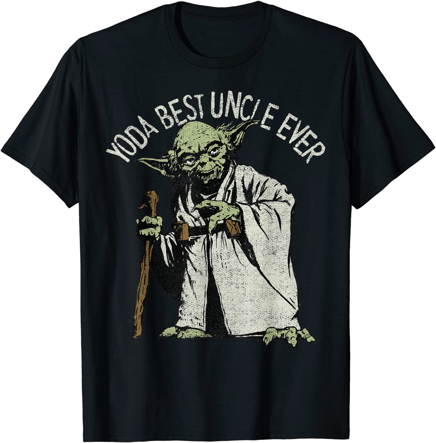 Star Wars Yoda Best Uncle Ever Portrait T-Shirt