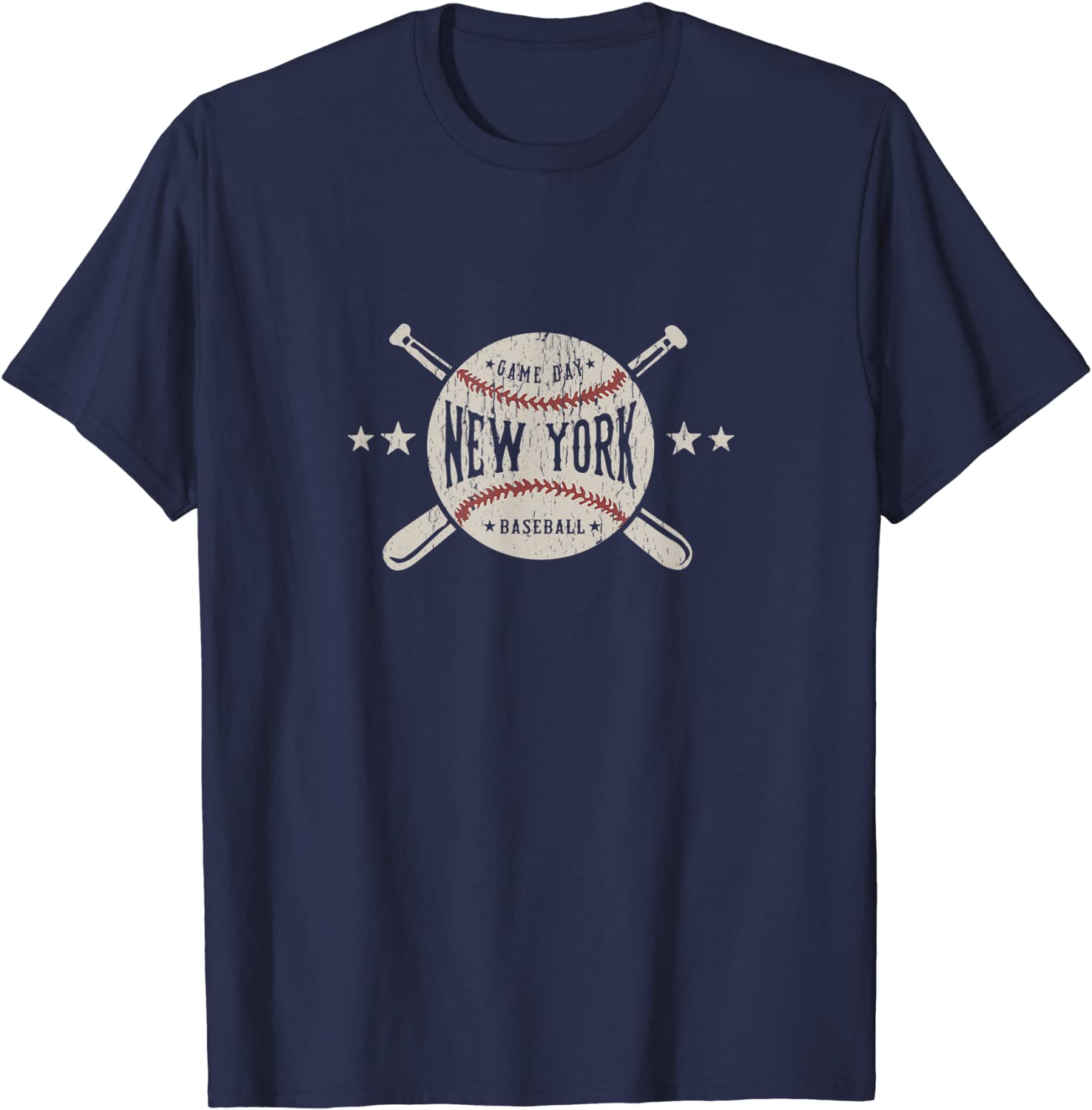 New York New York NY T-Shirt Vintage Baseball Graphic Tee
