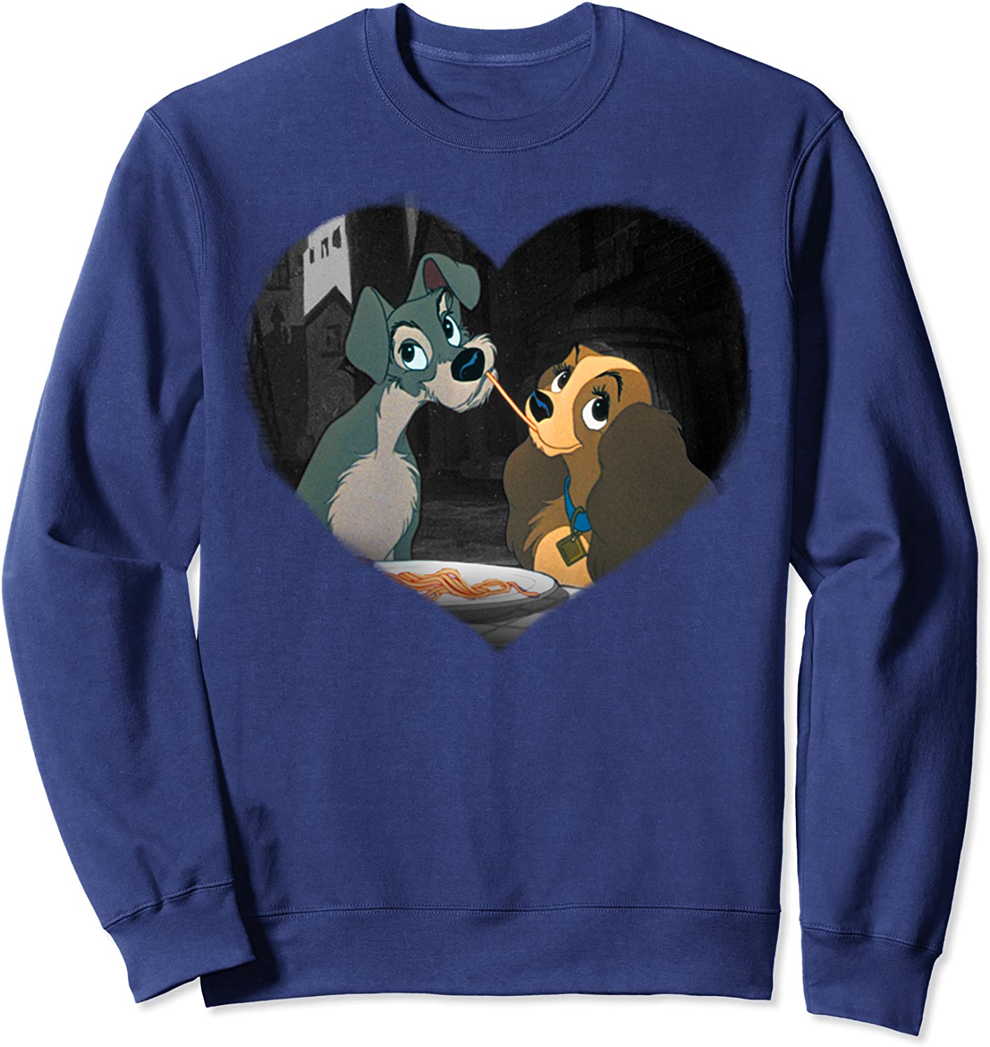Disney Lady and the Tramp Last Kiss Sweatshirt