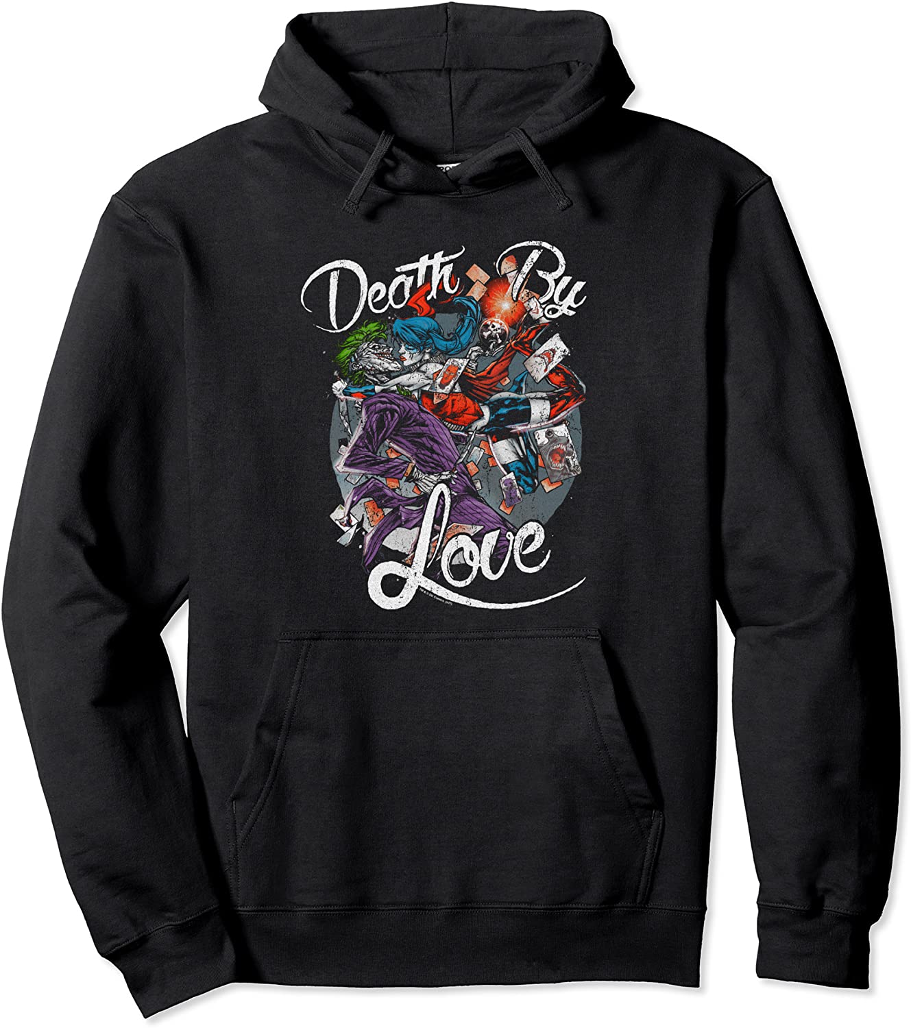 Harley Quinn Joker Death By Love Pullover Hoodie