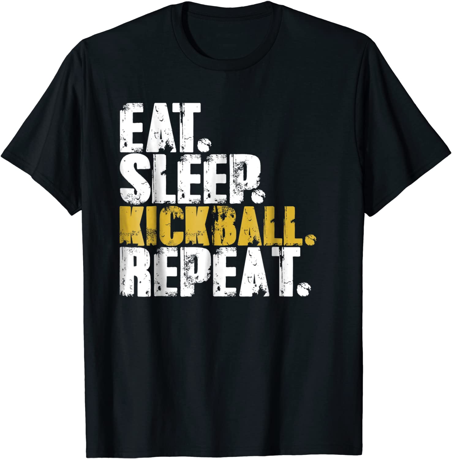 Eat Sleep Kickball Sports Love Kids Adults Vintage T Shirt