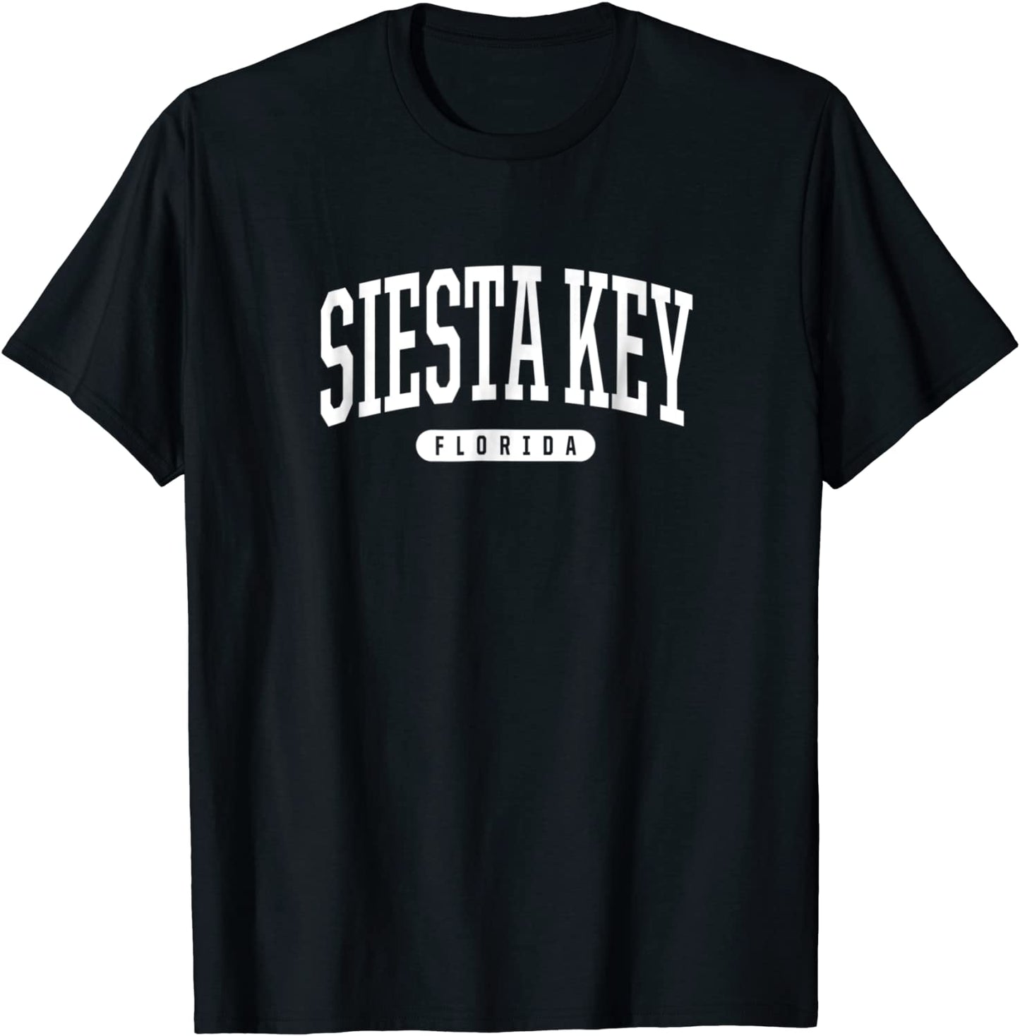 Siesta Key Florida T-Shirt Vacation College Style Sports Tee