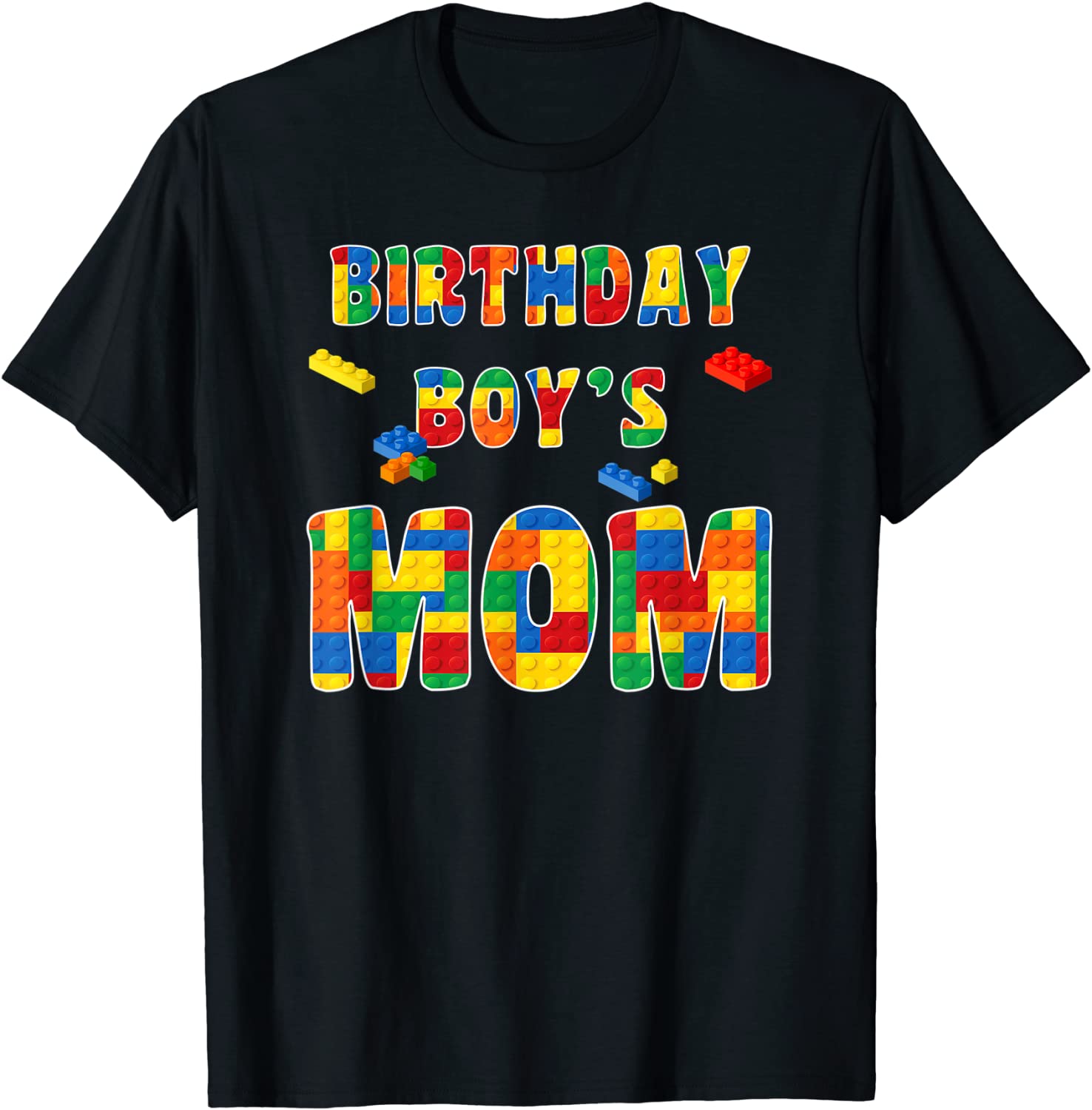 Building Block Mom Of Birthday Boy T-Shirt