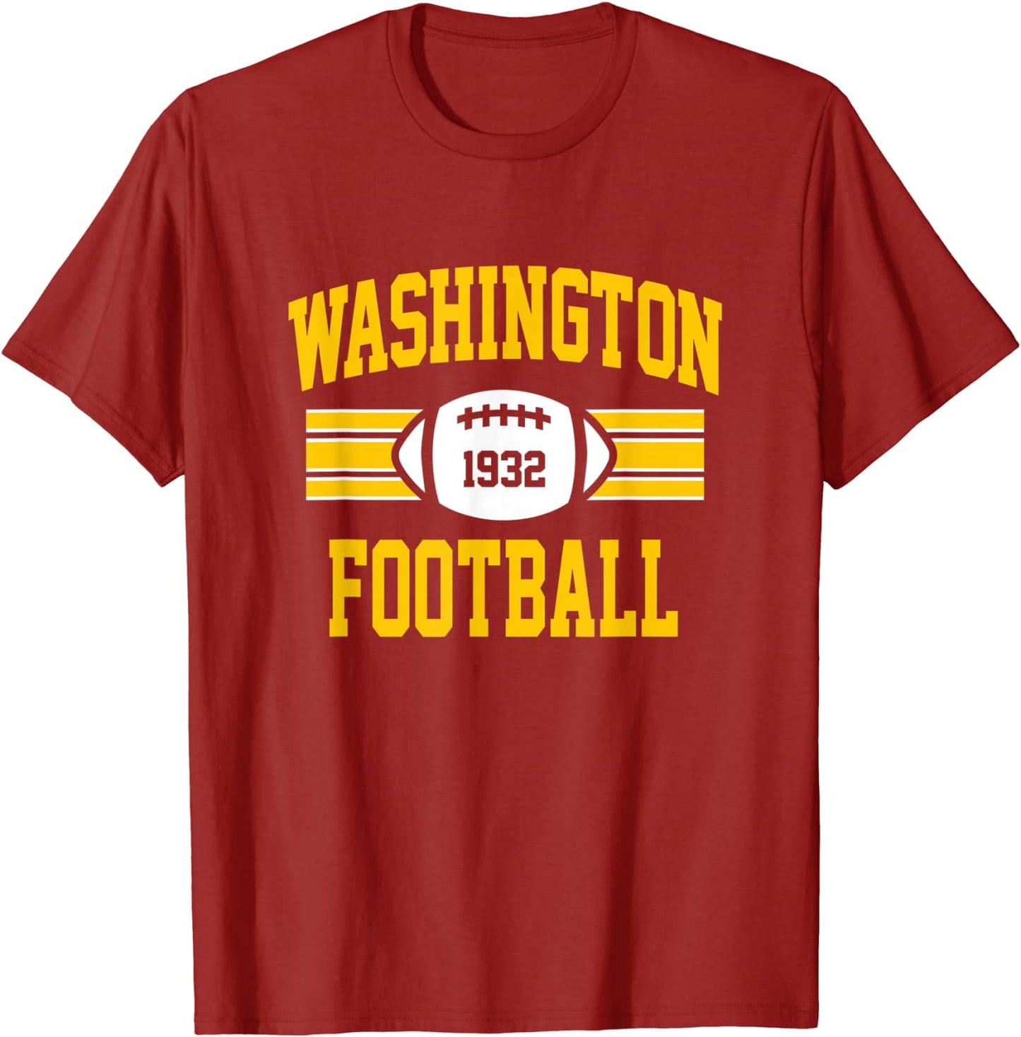Washington Football Athletic Vintage Sports Team Fan Gift T-Shirt