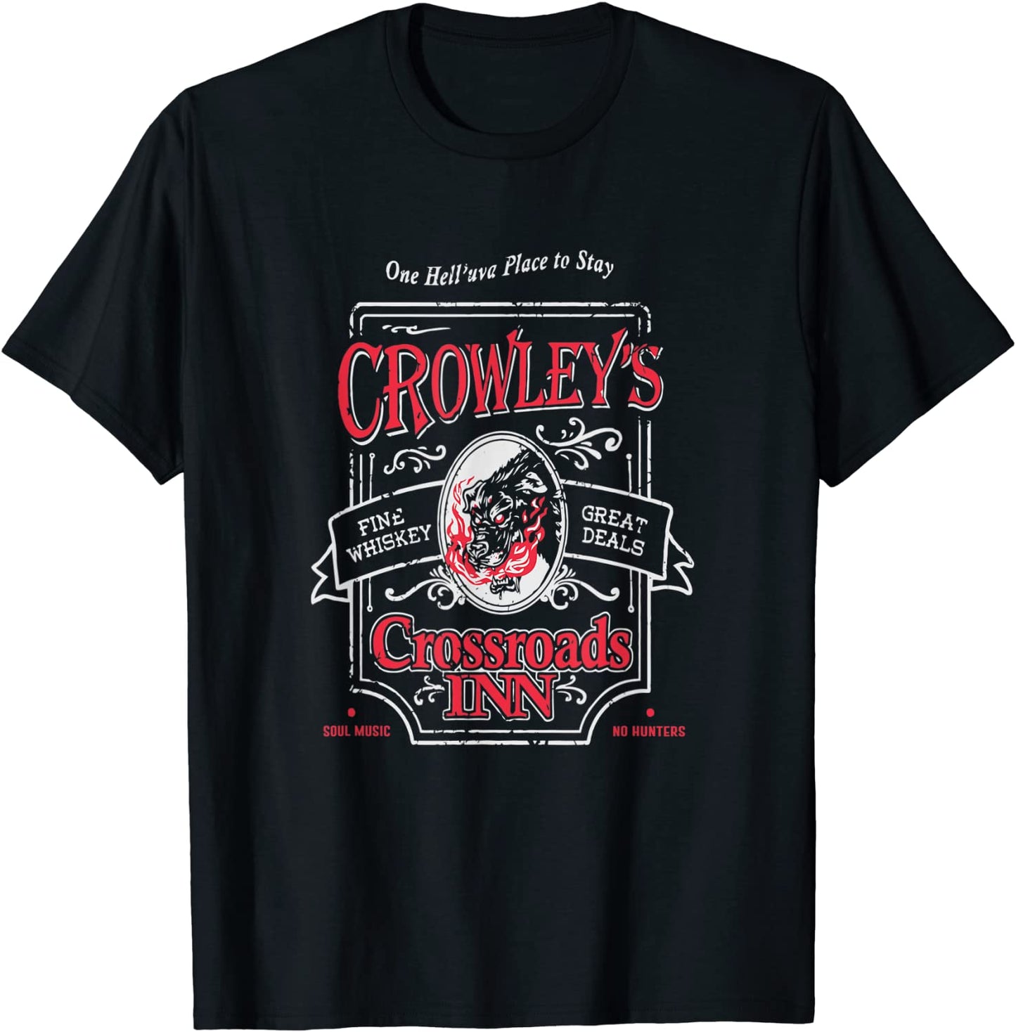 Supernatural Crowleys Crossroads Inn T-Shirt