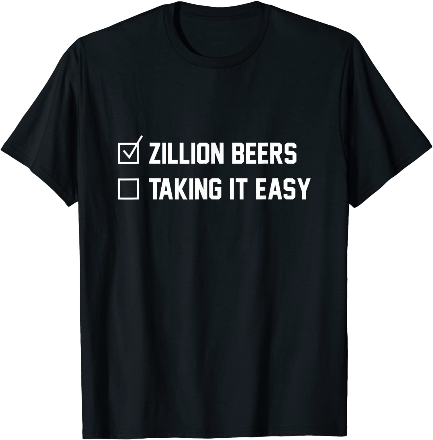 Barstool Sports Zillion Beers Taking It Easy T-Shirt