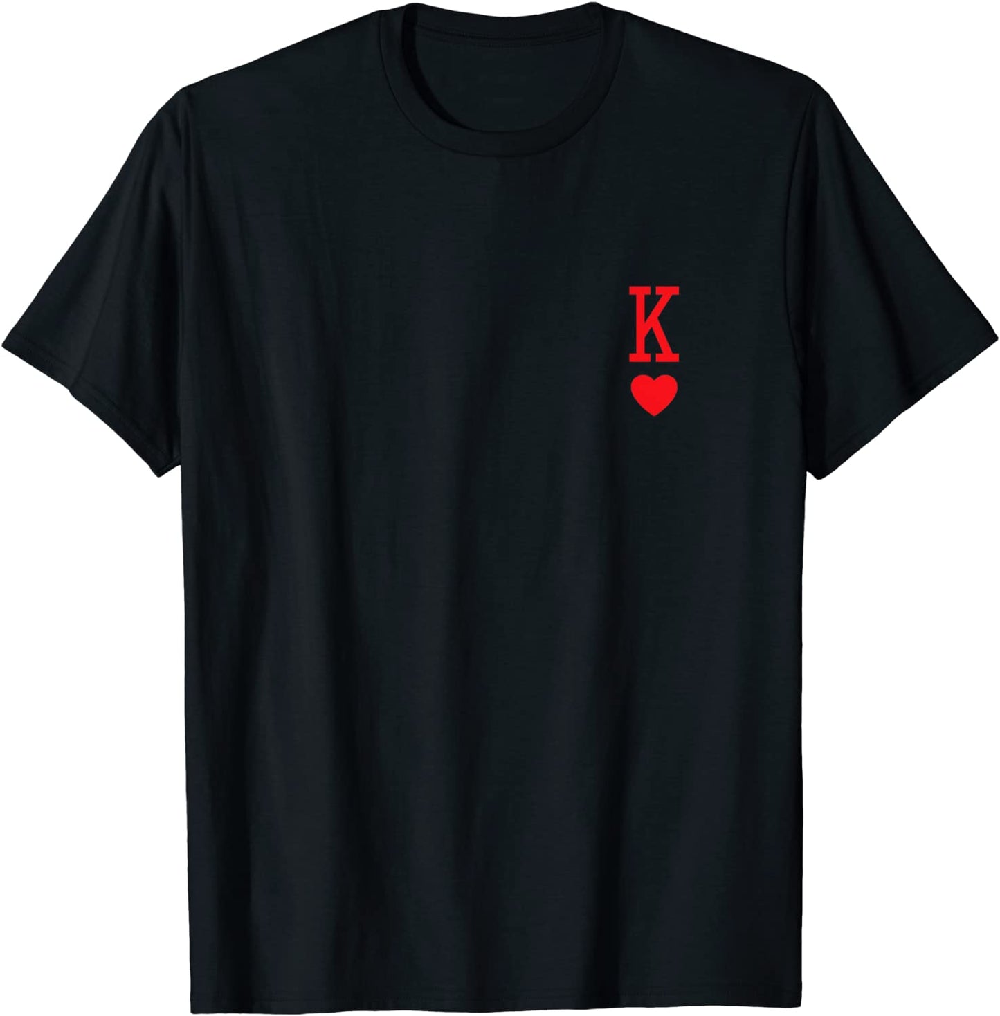 King of Hearts Matching Couple Saint Valentines Day T-Shirt
