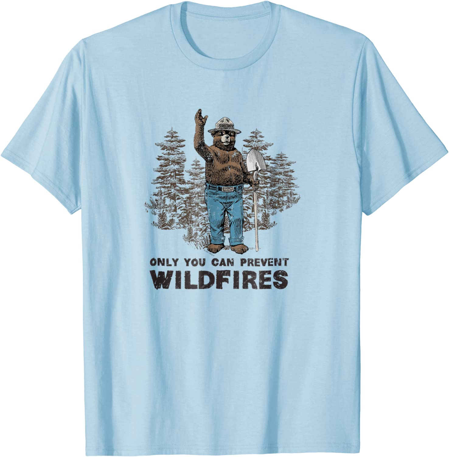 Smokey Bear Only You Can Prevent Wildfires T-shirt