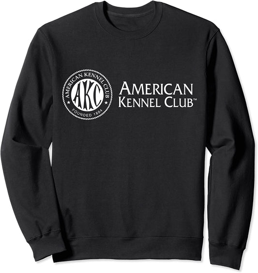AKC White Horizontal Logo Sweatshirt