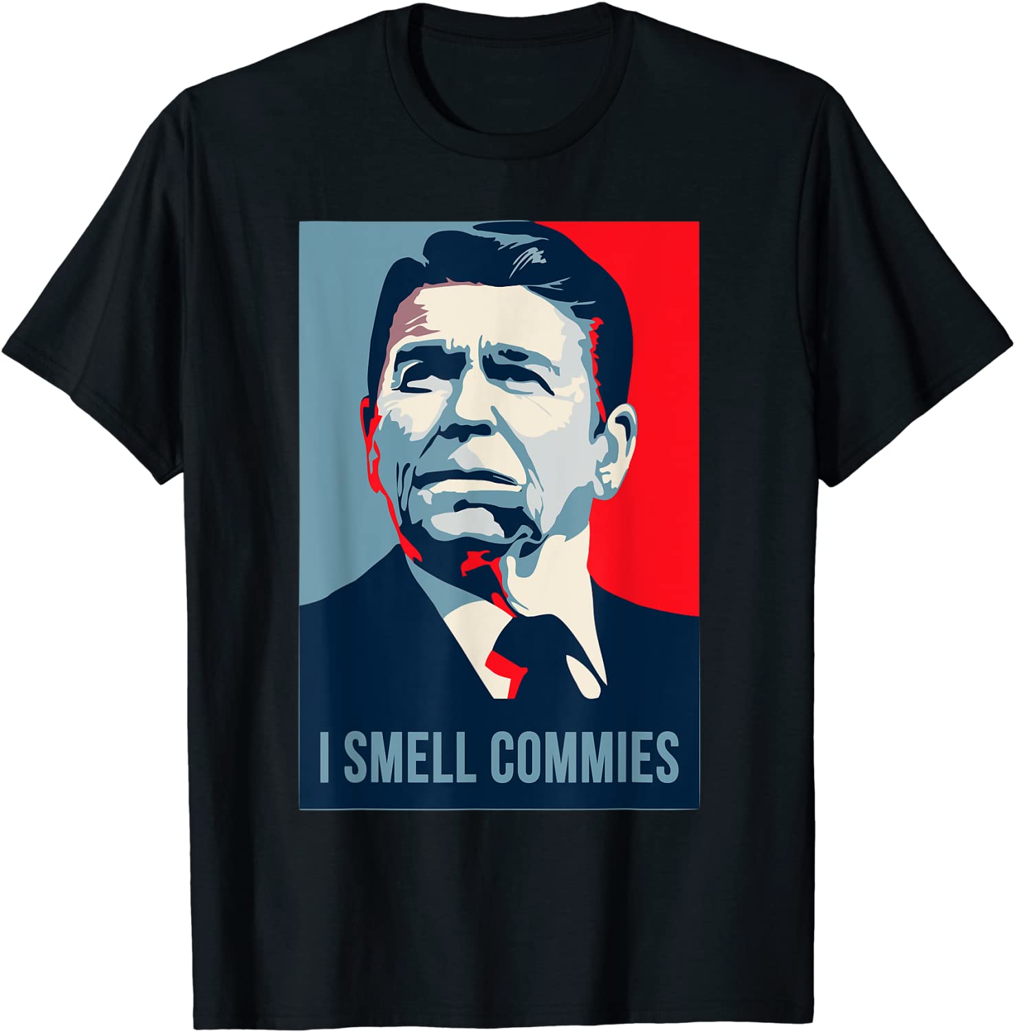 Ronald Reagan President i smell commies american apparel T-Shirt